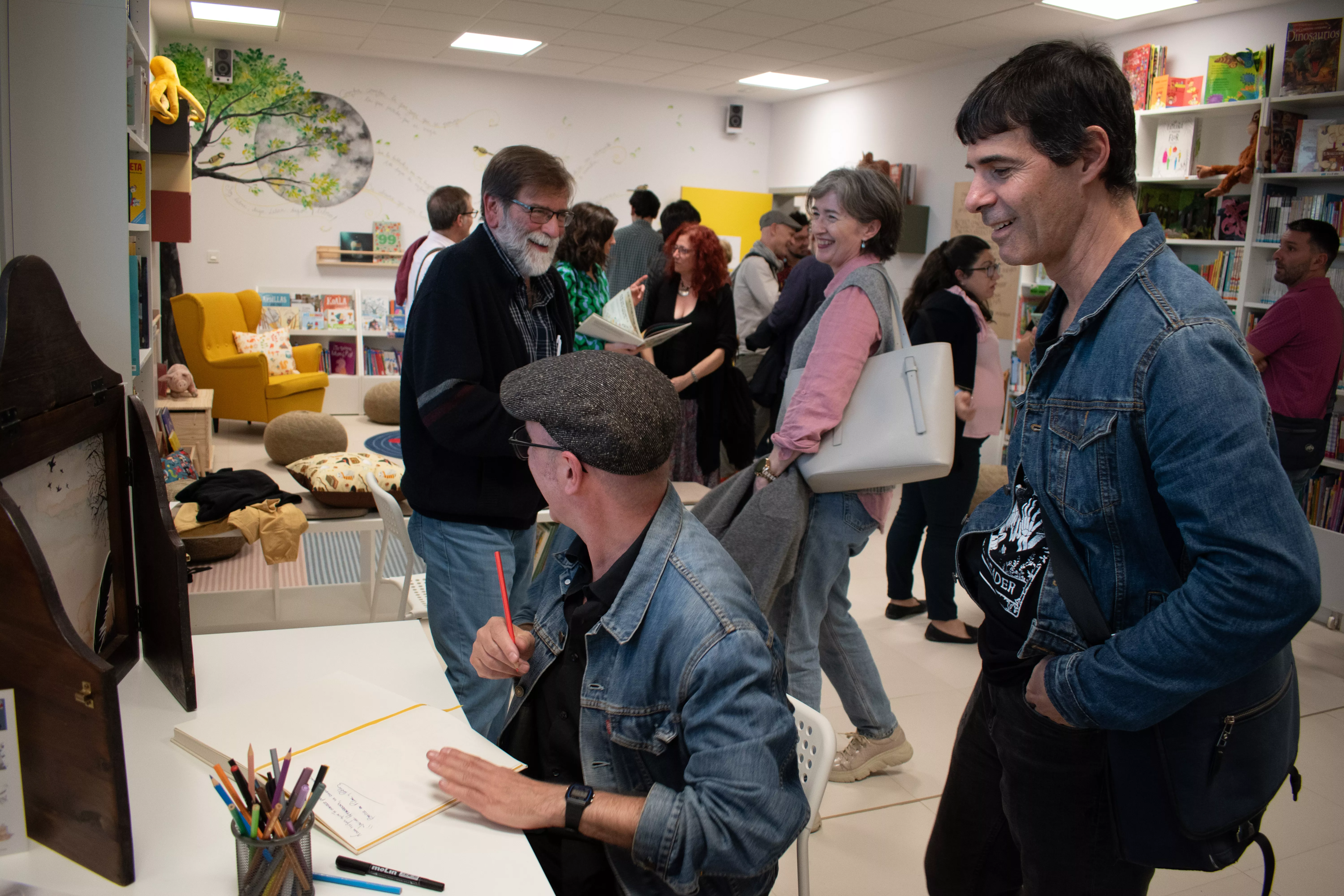 Pablo Parra, Luis Rabanaque, Carmela Trujillo y Roberto Malo.