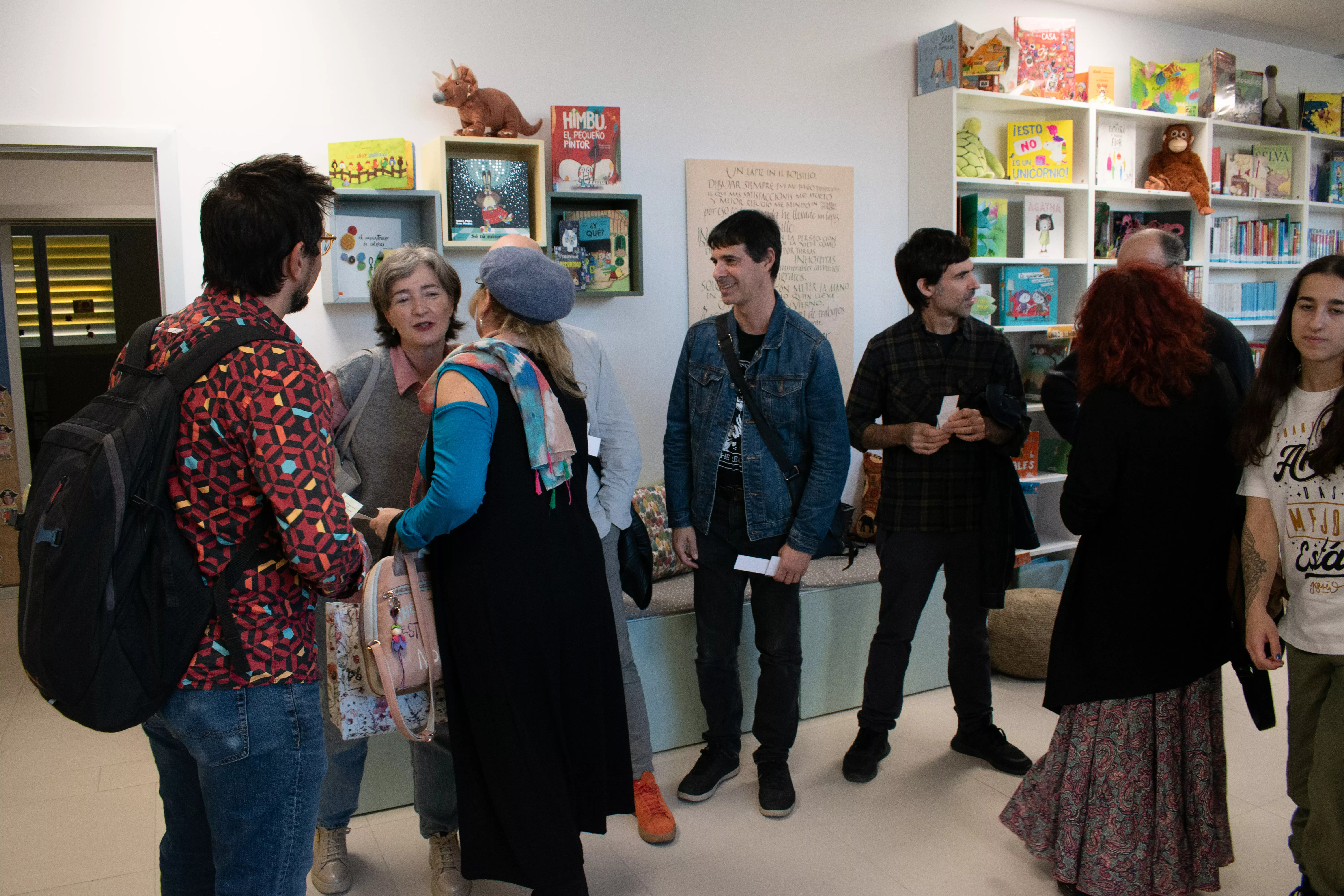 Inauguración de la Biblioteca Javier Hernández.