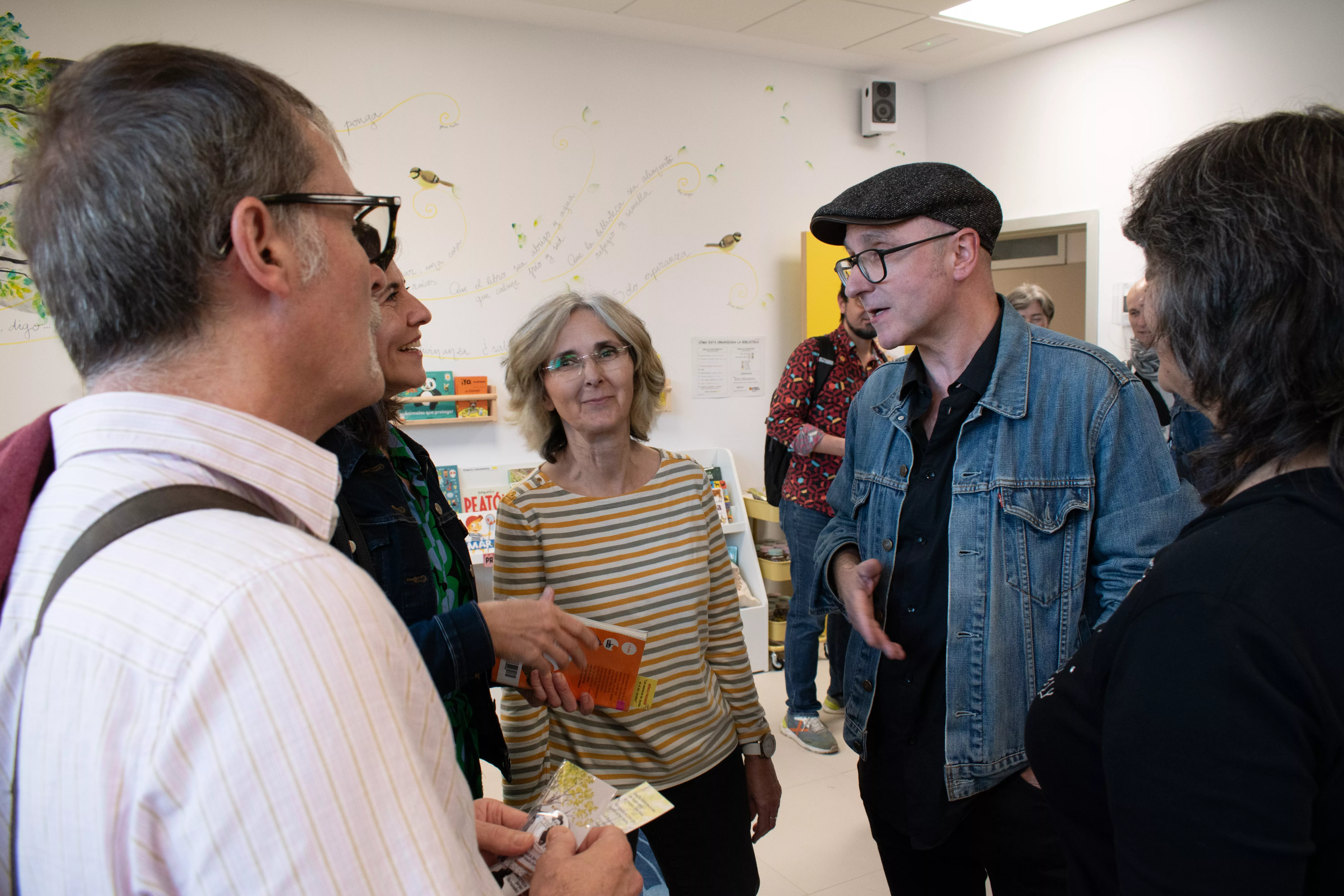 Inauguración de la Biblioteca Javier Hernández.