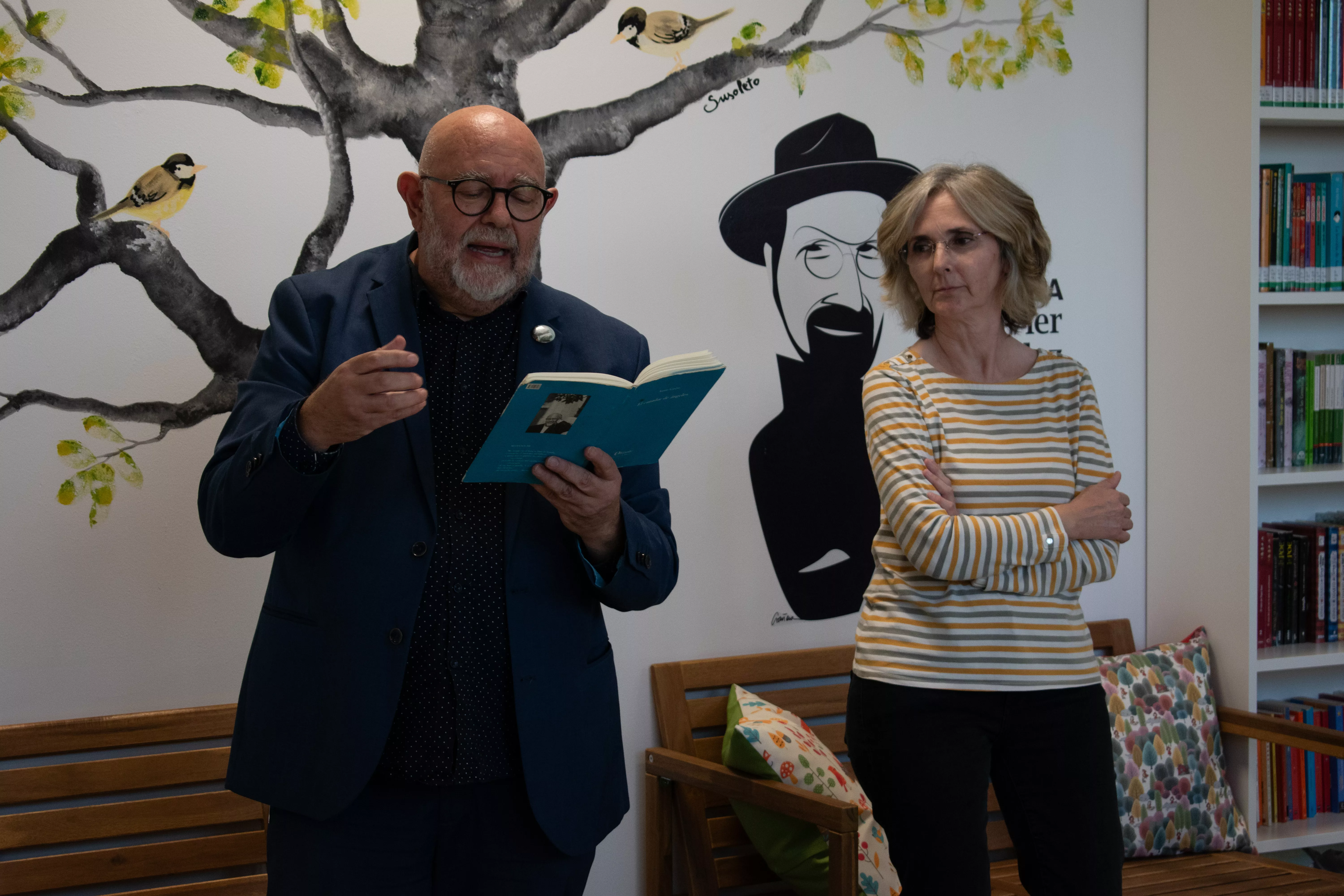Inauguración de la Biblioteca Javier Hernández.