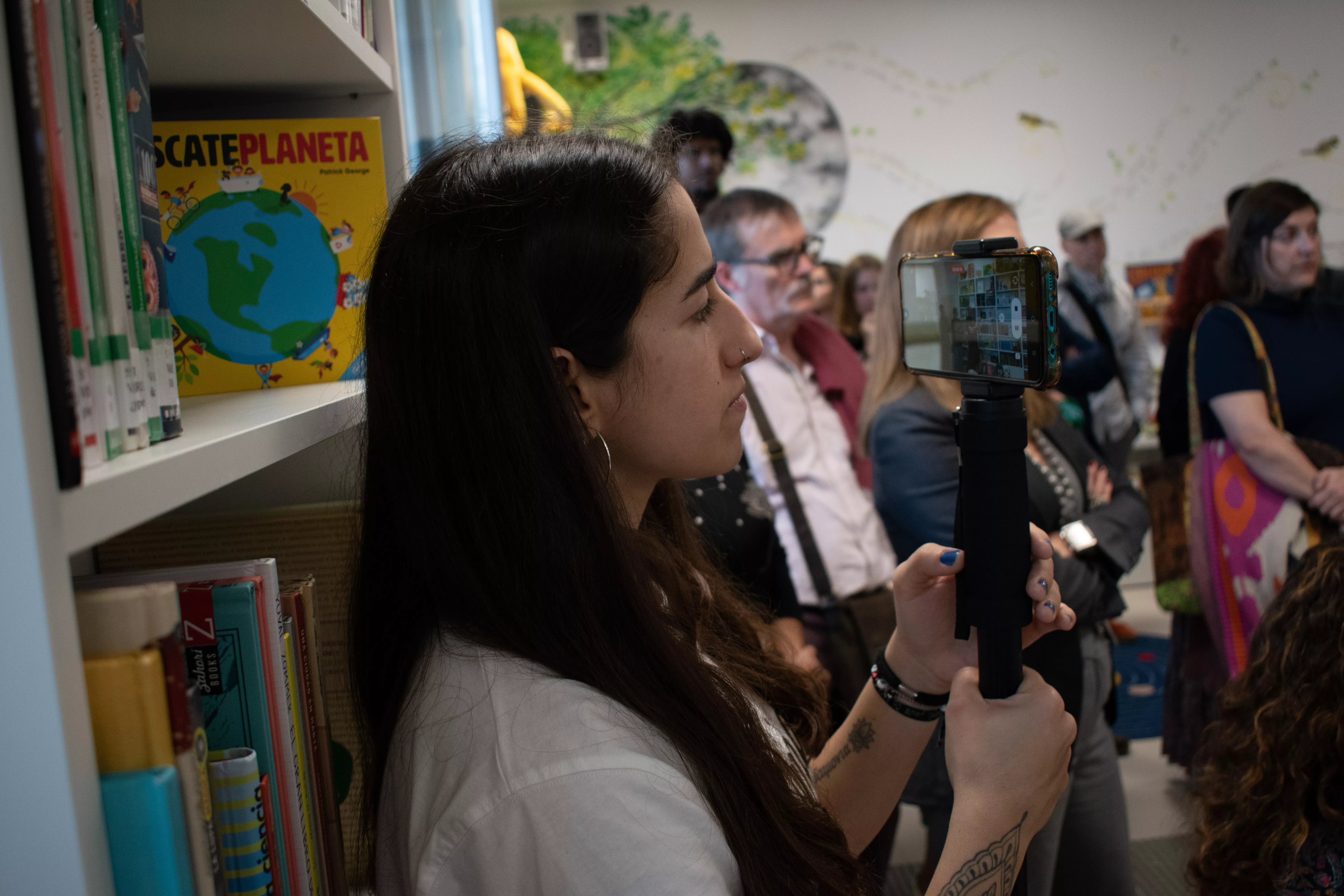Inauguración de la Biblioteca Javier Hernández.