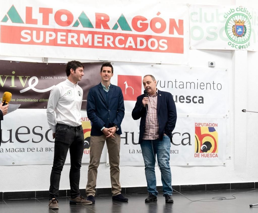 Alberto Ara y Miguel Bergua toman el relevo del Club Ciclista Oscense.