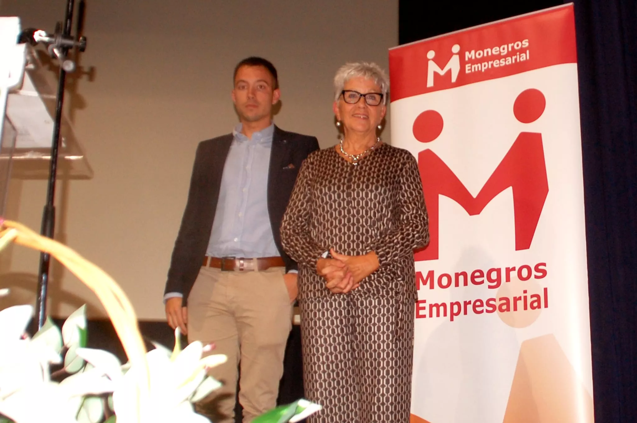Gala de Monegros Empresarial. Jorge Albás y María Jesús Laguna
