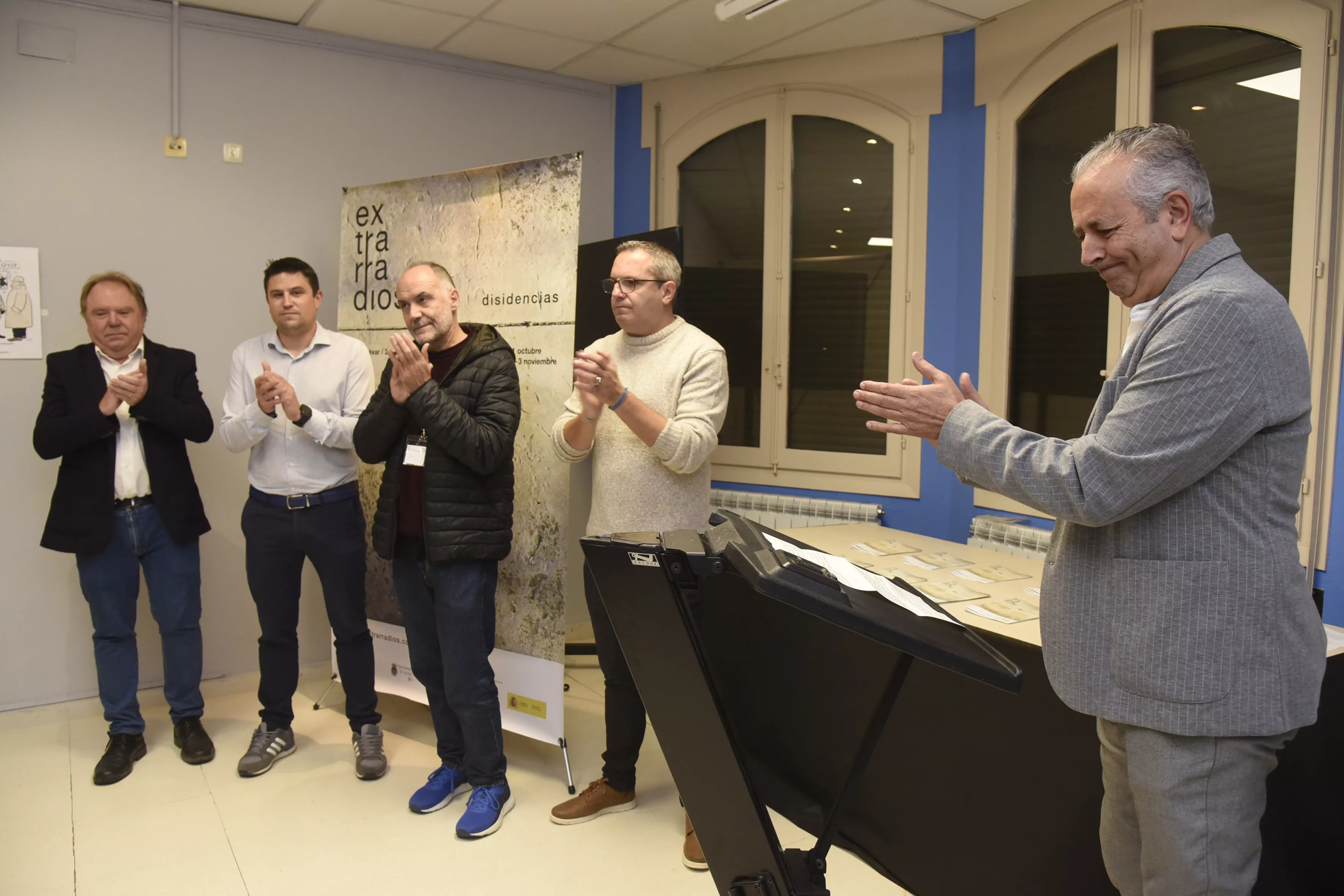 Inicio del festival Extrarradios en Almudévar. Foto Javier Blasco 