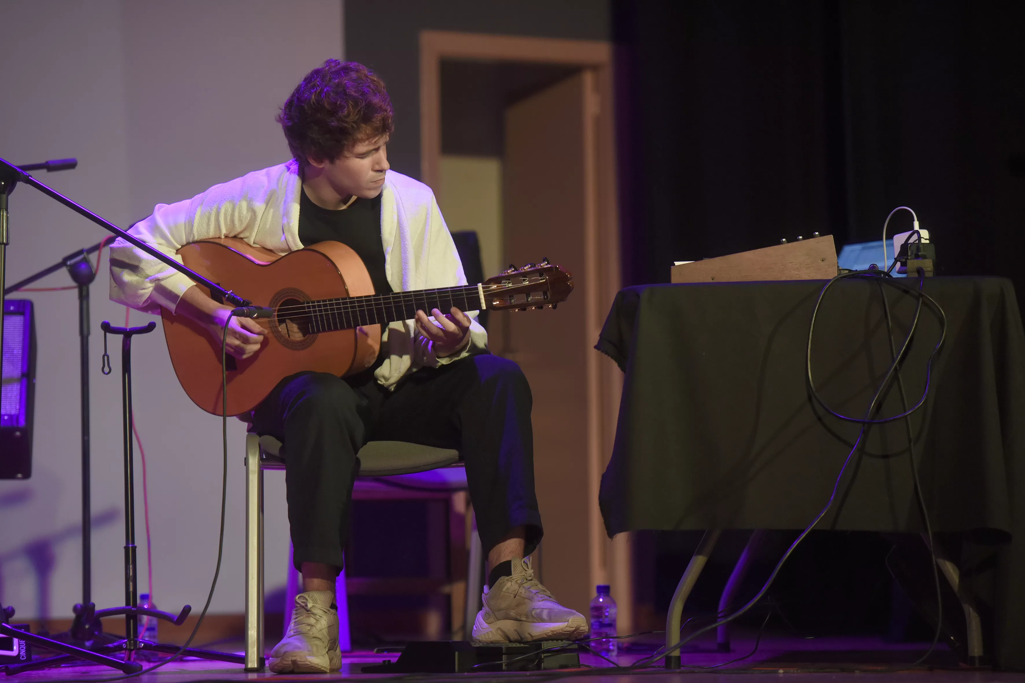 Inicio del festival Extrarradios en Almudévar. Foto Javier Blasco