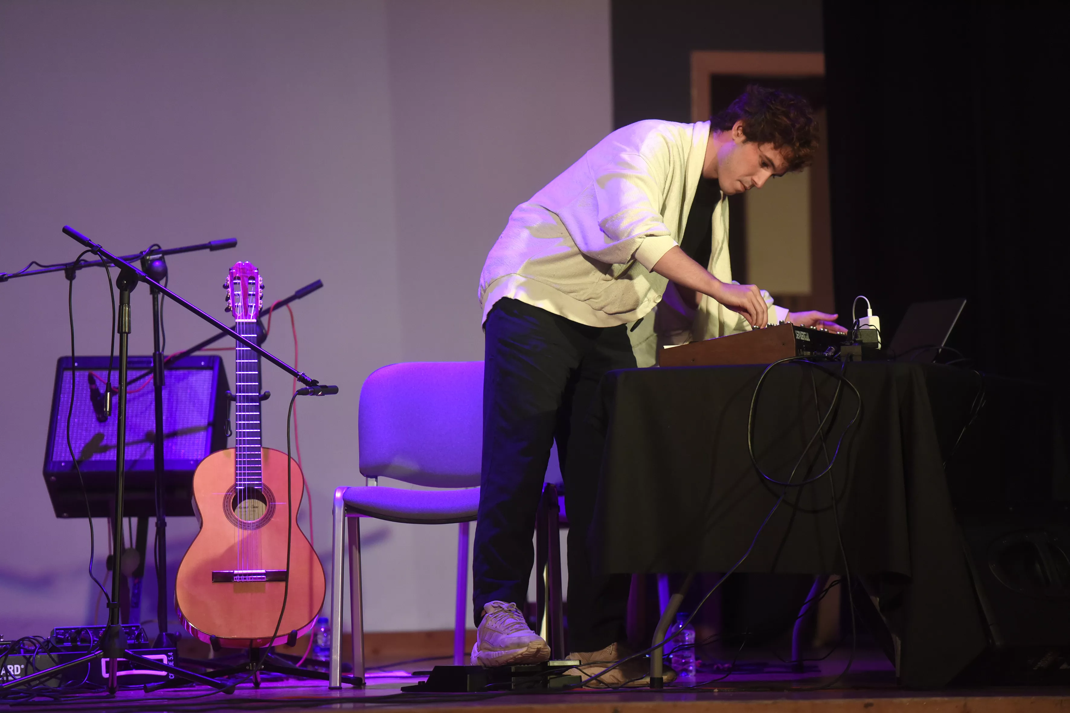 Inicio del festival Extrarradios en Almudévar. Foto Javier Blasco 