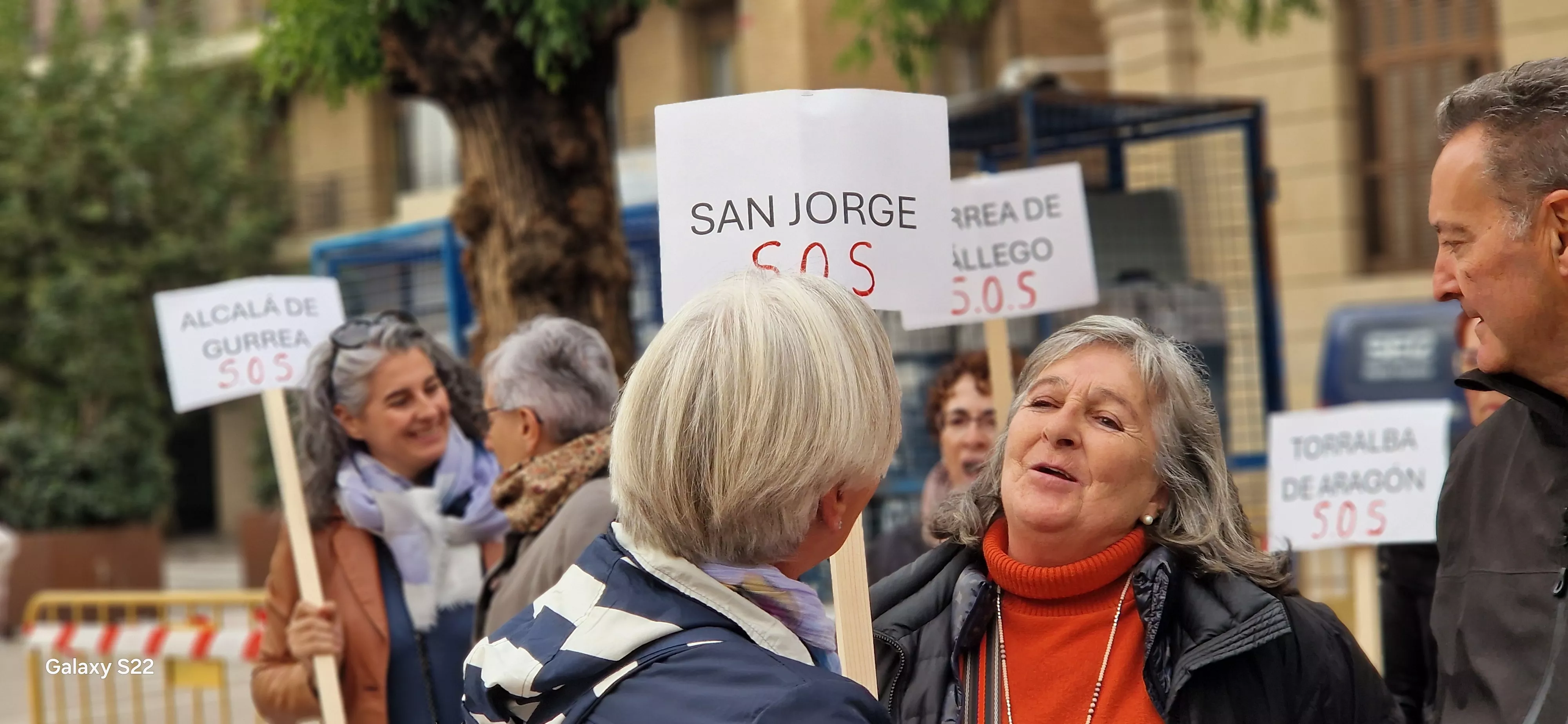 Concentración en Huesca en defensa de la sanidad pública. Foto Myriam Martínez 