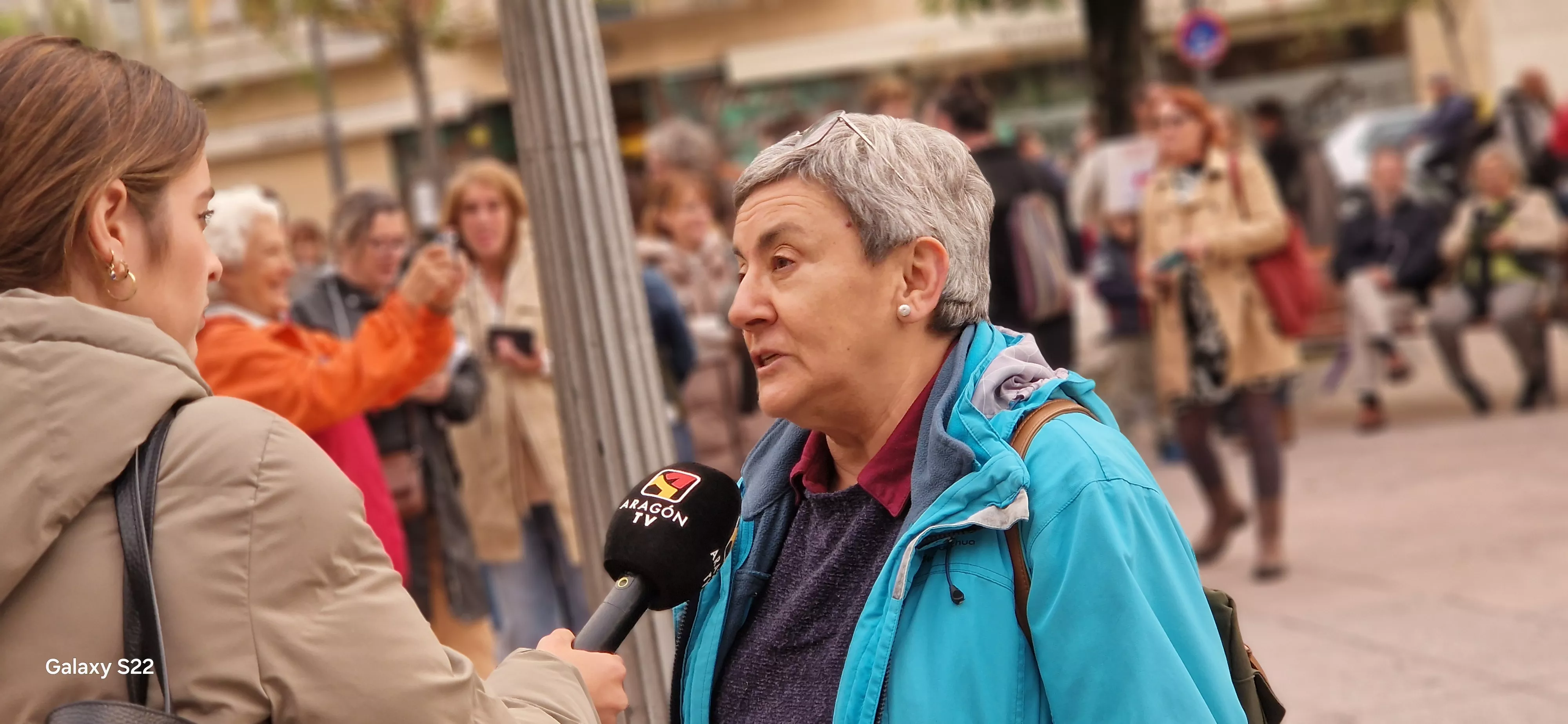  Concentración en Huesca en defensa de la sanidad pública. Foto Myriam Martínez 