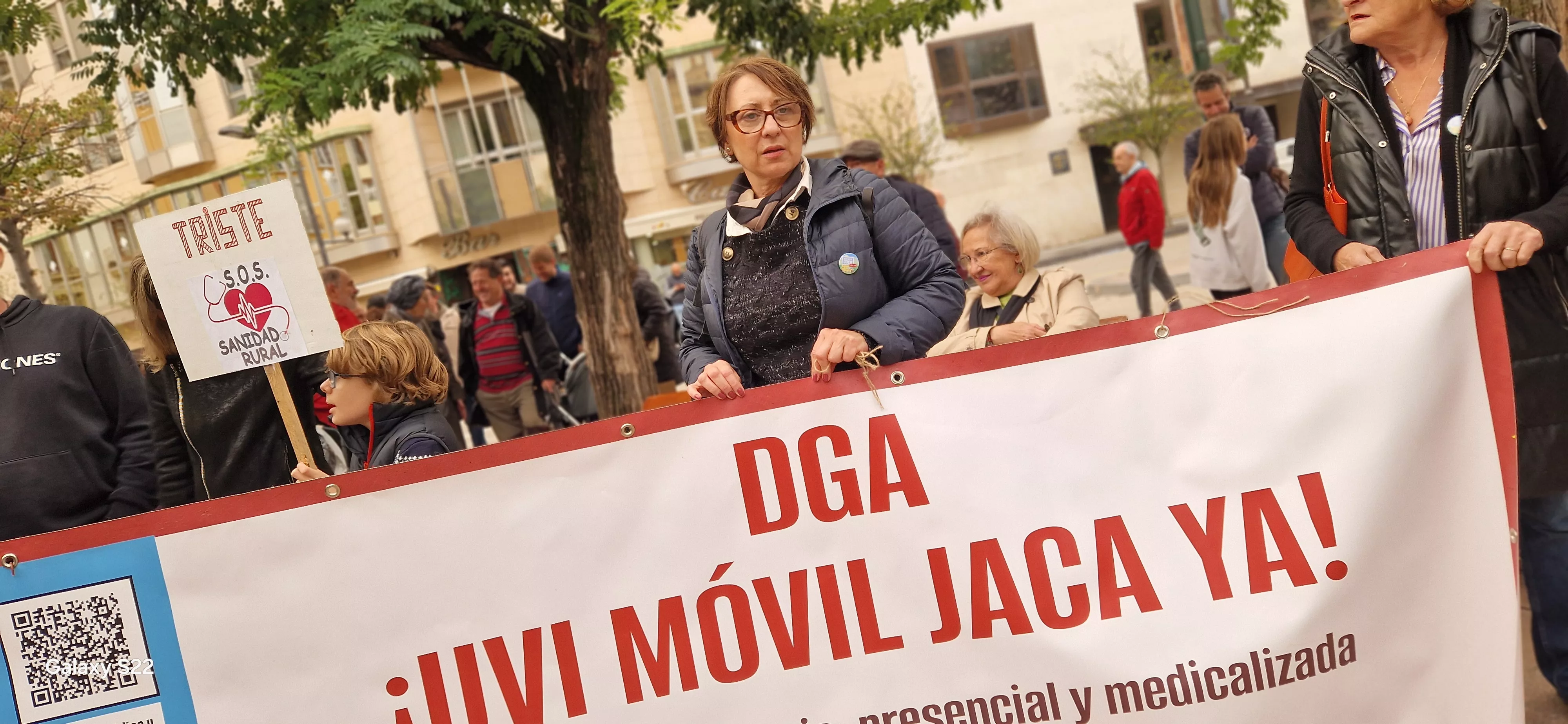  Concentración en Huesca en defensa de la sanidad pública. Foto Myriam Martínez 