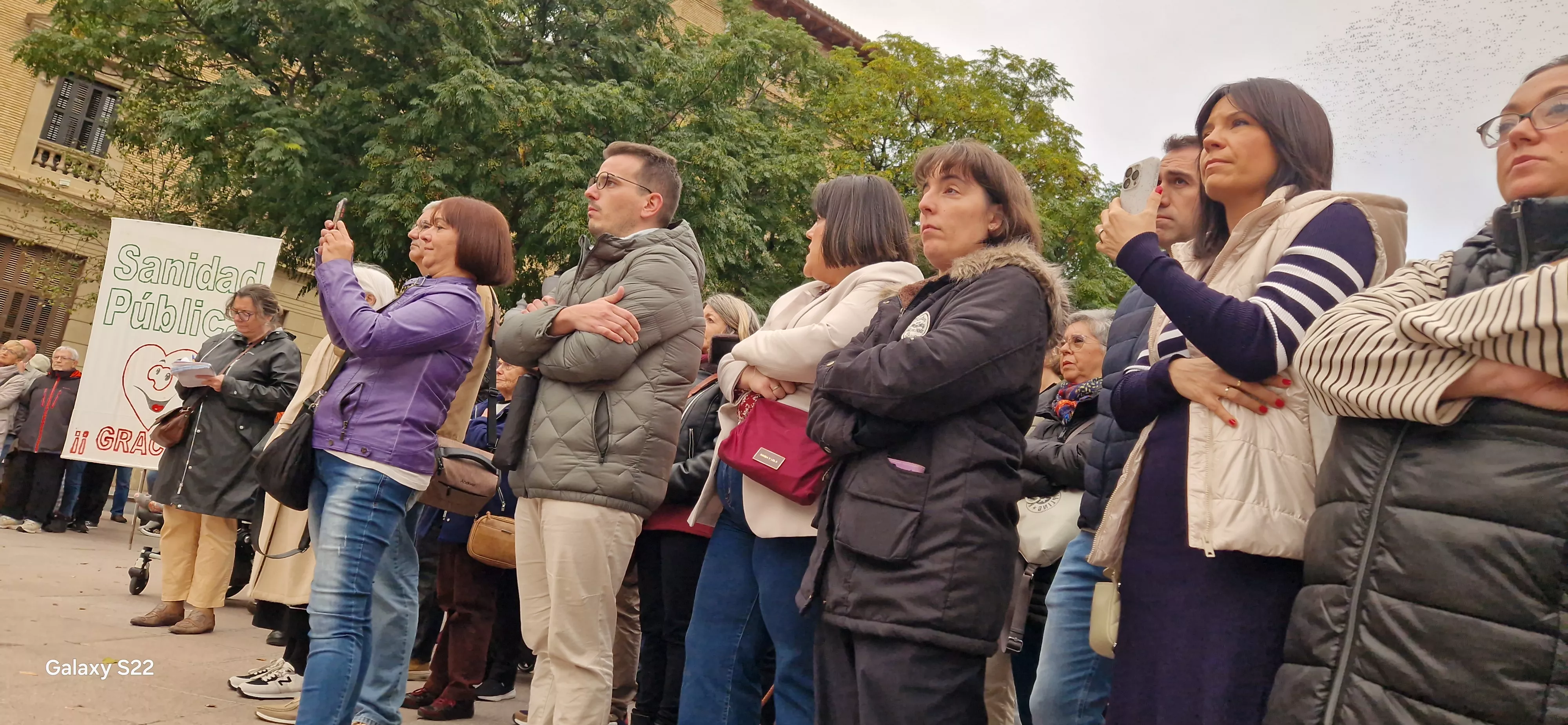  Concentración en Huesca en defensa de la sanidad pública. Foto Myriam Martínez 