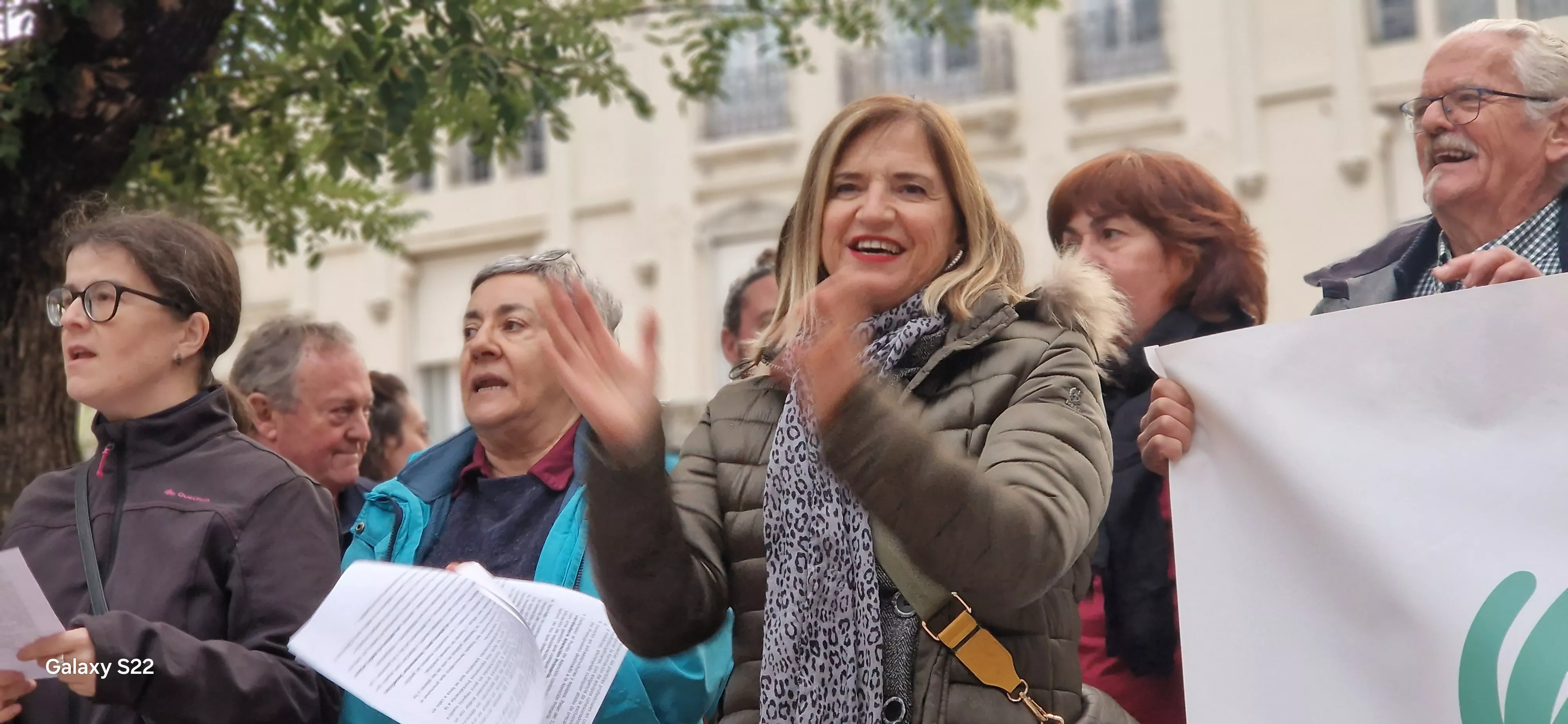  Concentración en Huesca en defensa de la sanidad pública. Foto Myriam Martínez 