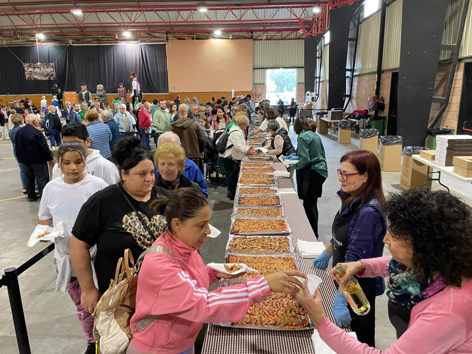 Fiesta del Coc de Fraga en el Pabellón El Sotet