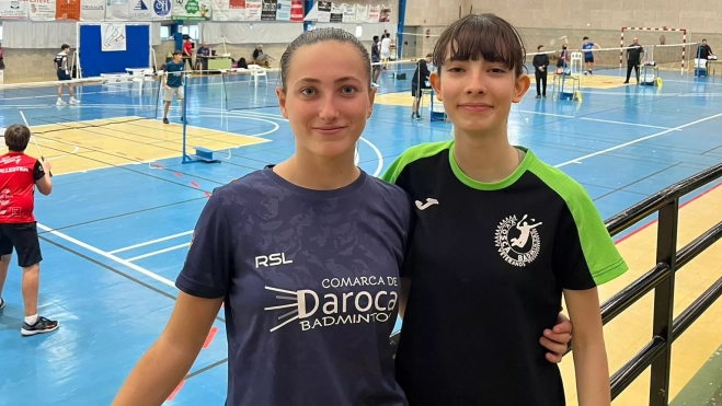 Emma Bibián y Ana Ruiz, en Enguera (Valencia).