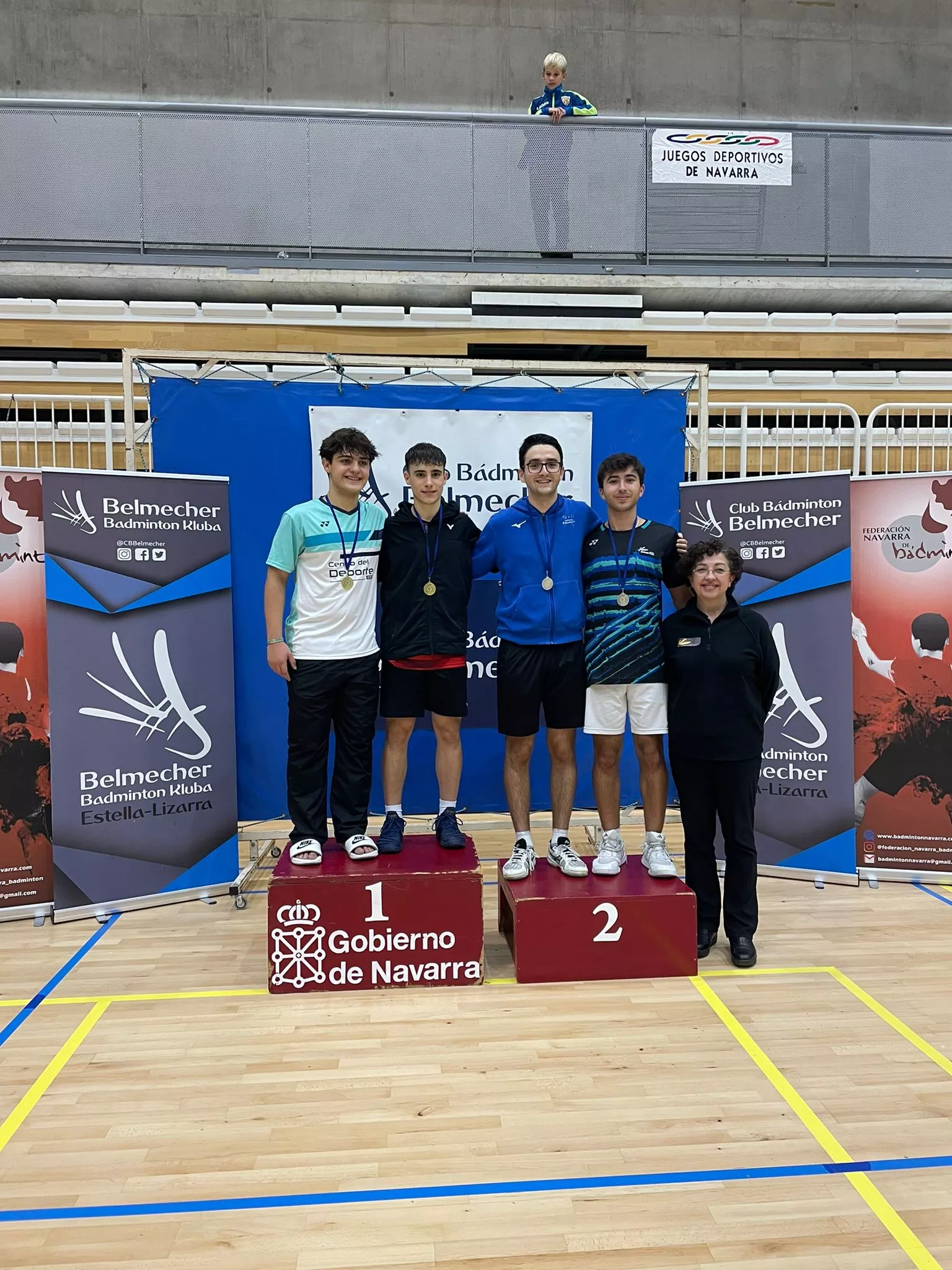 Alejandro Gállego y Gonzalo Isábal, campeones absolutos de dobles.
