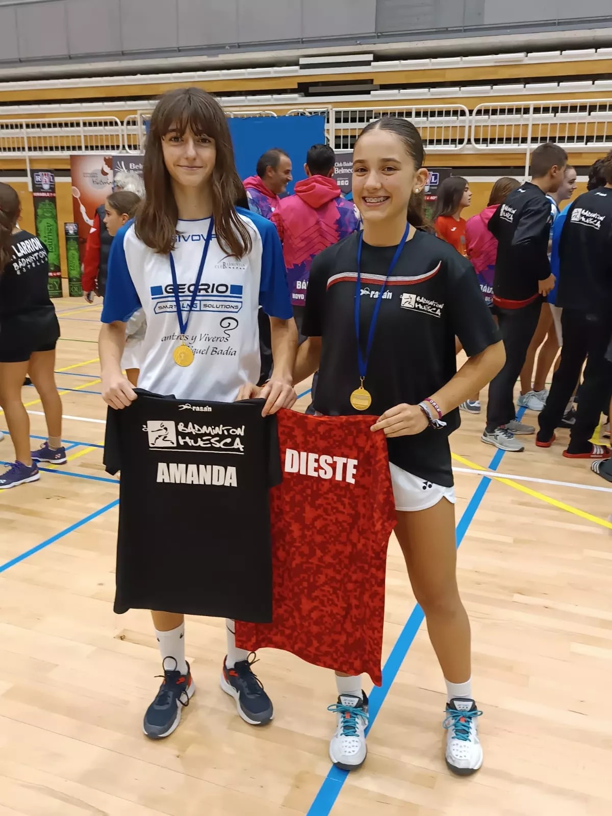 Emotiva dedicatoria a Amanda Dieste.