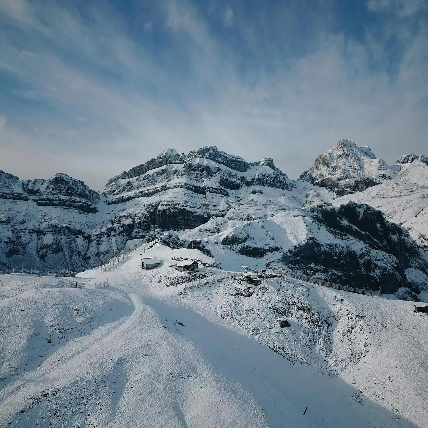 La nieve llega a Candanchú a finales de octubre.