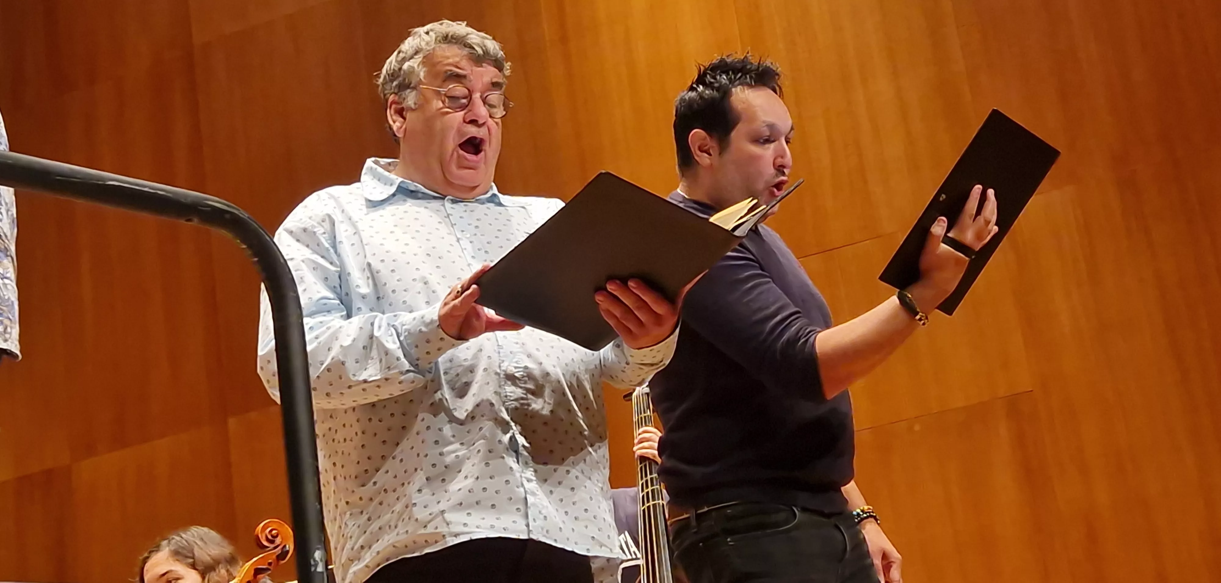 Prueba de sonido del concierto del 60 hermanamiento de Huesca y Tarbes. Foto Myriam Martínez