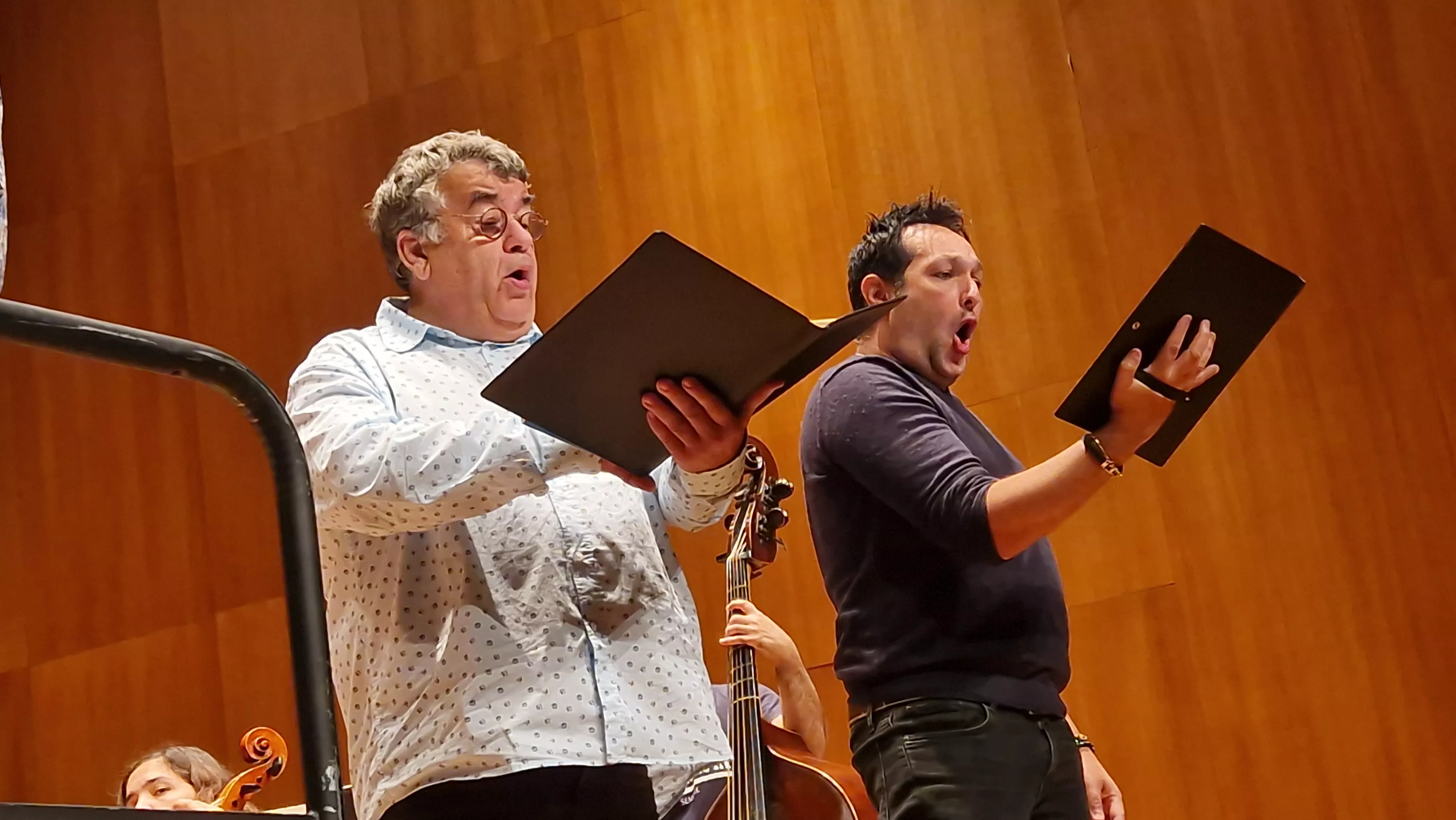 Prueba de sonido del concierto del 60 hermanamiento de Huesca y Tarbes. Foto Myriam Martínez