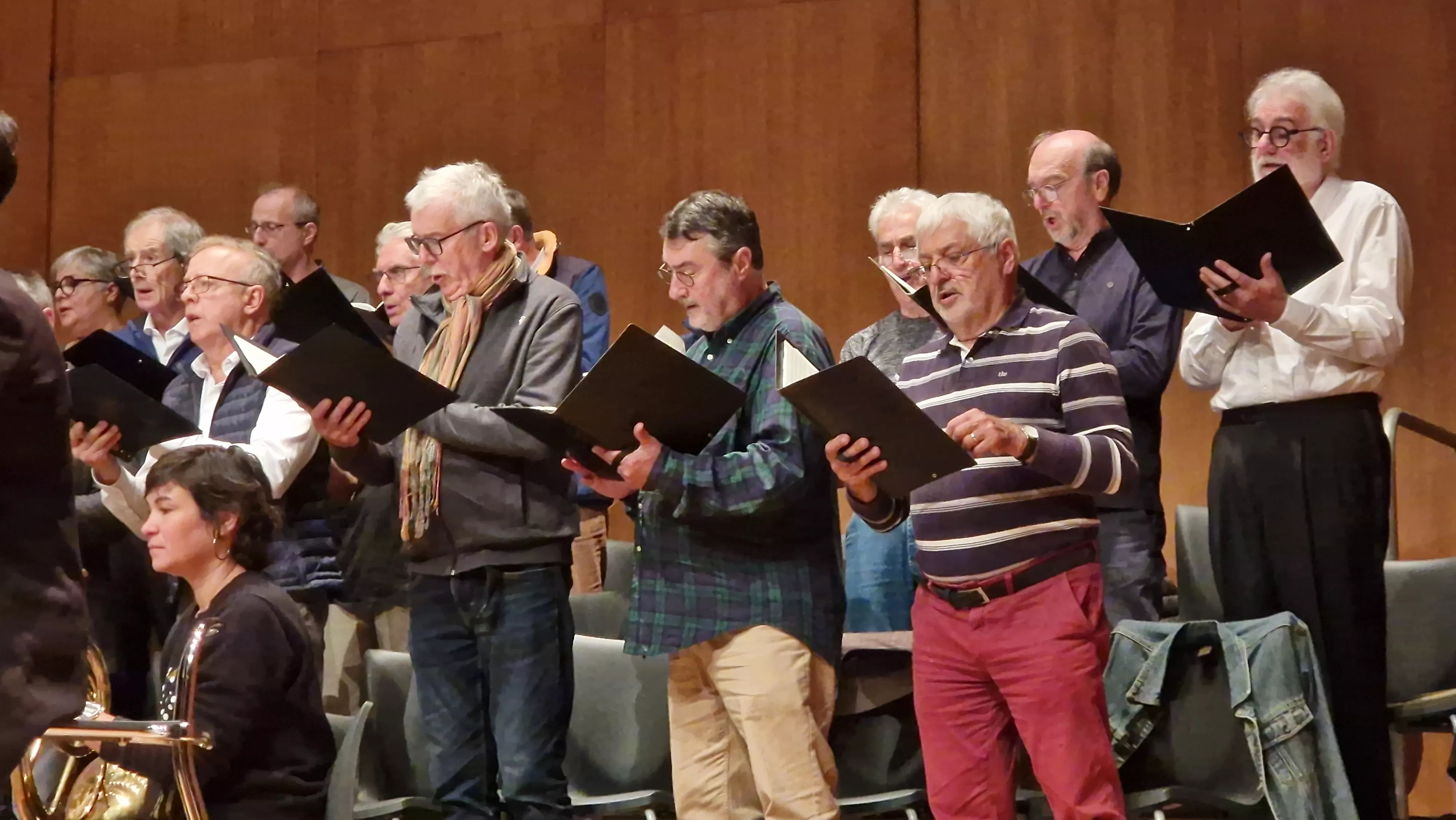 Prueba de sonido del concierto del 60 hermanamiento de Huesca y Tarbes. Foto Myriam Martínez