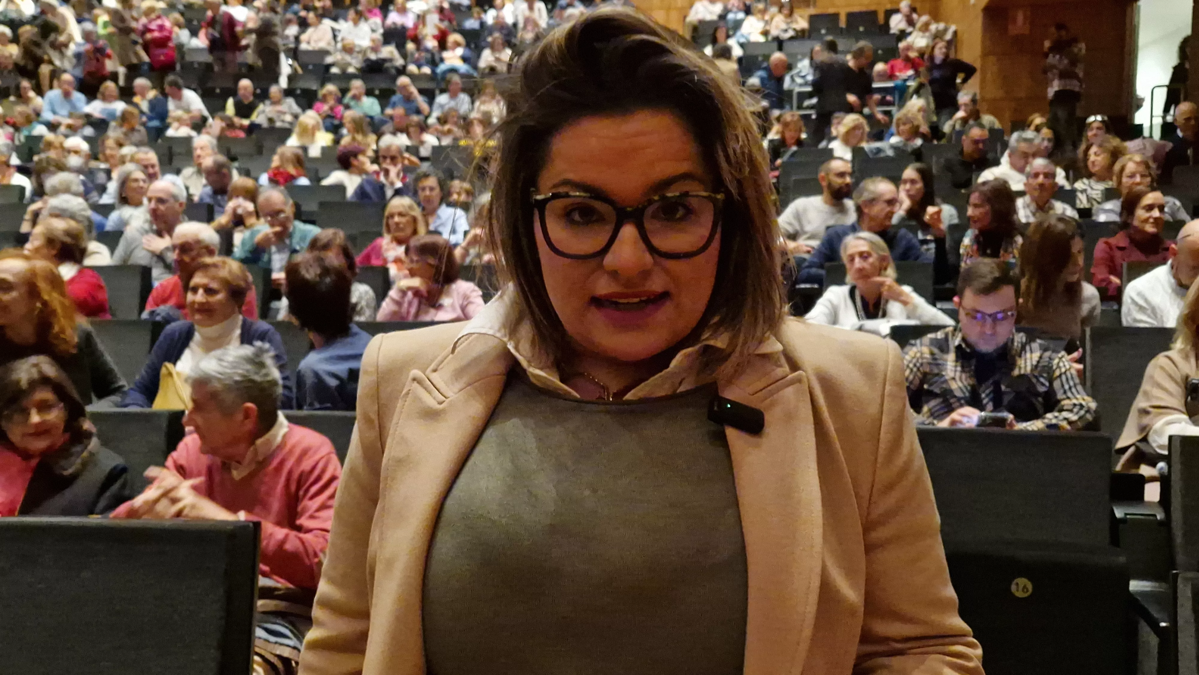 Sonia Latre, cocejala de Cultura del Ayuntamiento de Huesca. Foto Myriam Martínez