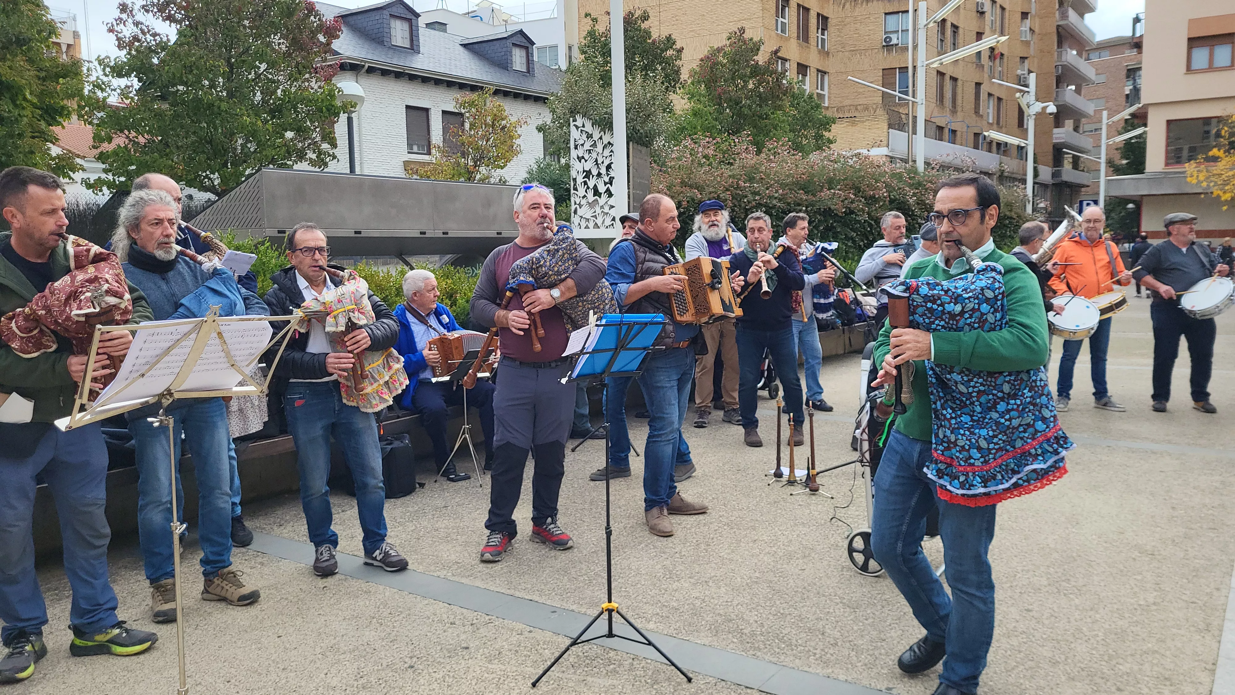 Encuentro Folk Compartido celebrado en Huesca. Foto Mercedes Manterola