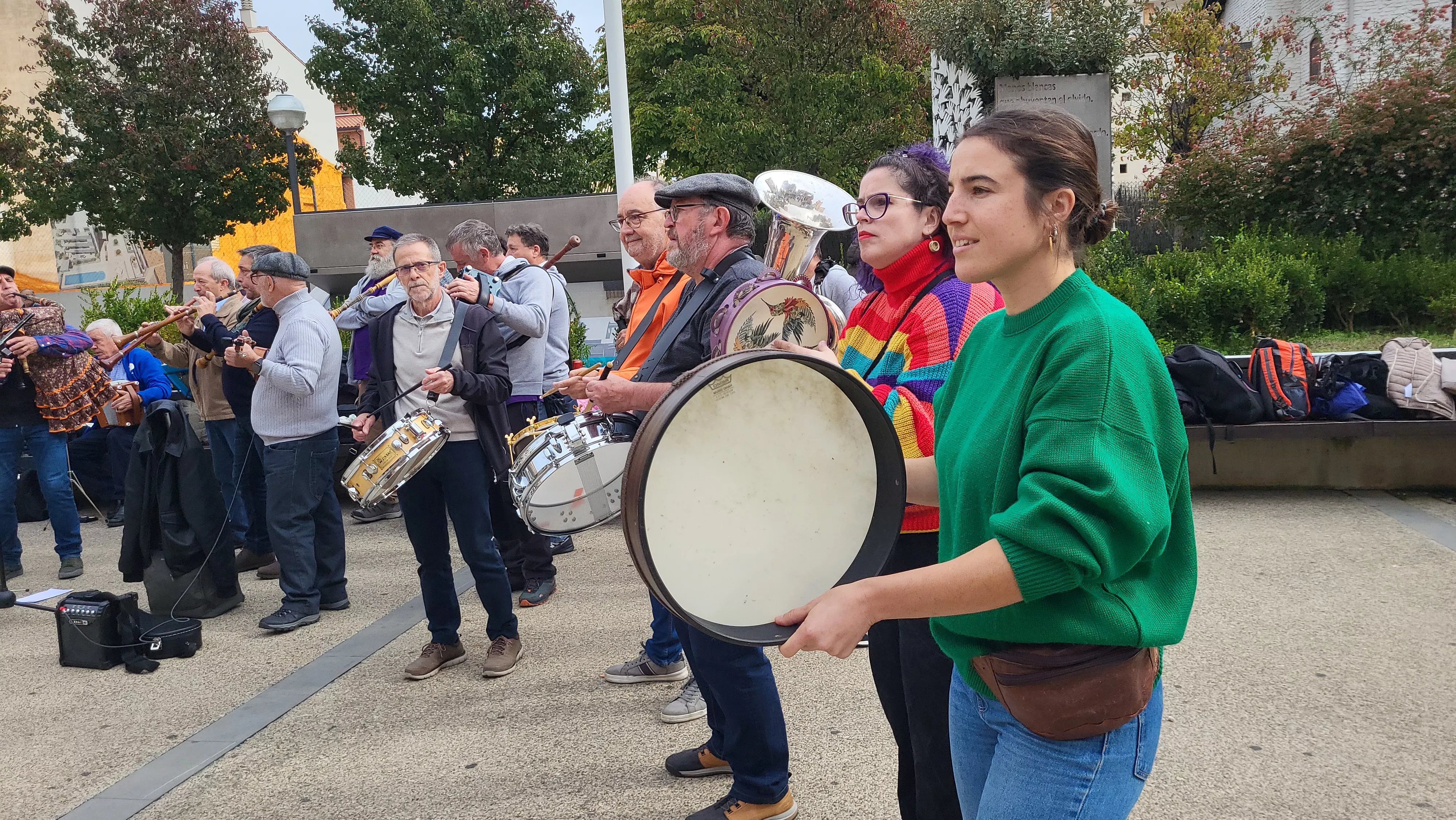Encuentro Folk Compartido celebrado en Huesca. Foto Mercedes Manterola