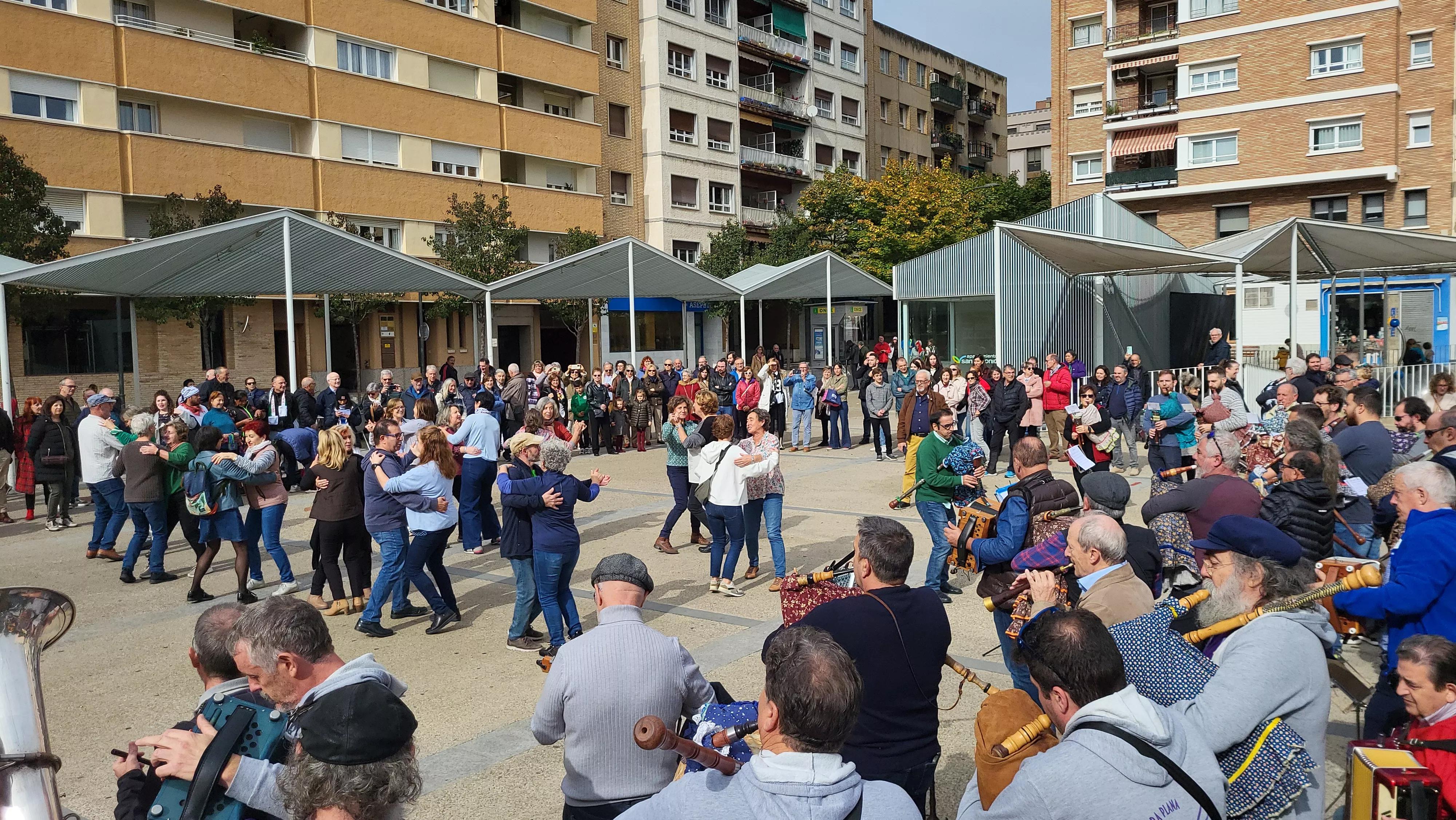Encuentro Folk Compartido celebrado en Huesca. Foto Mercedes Manterola