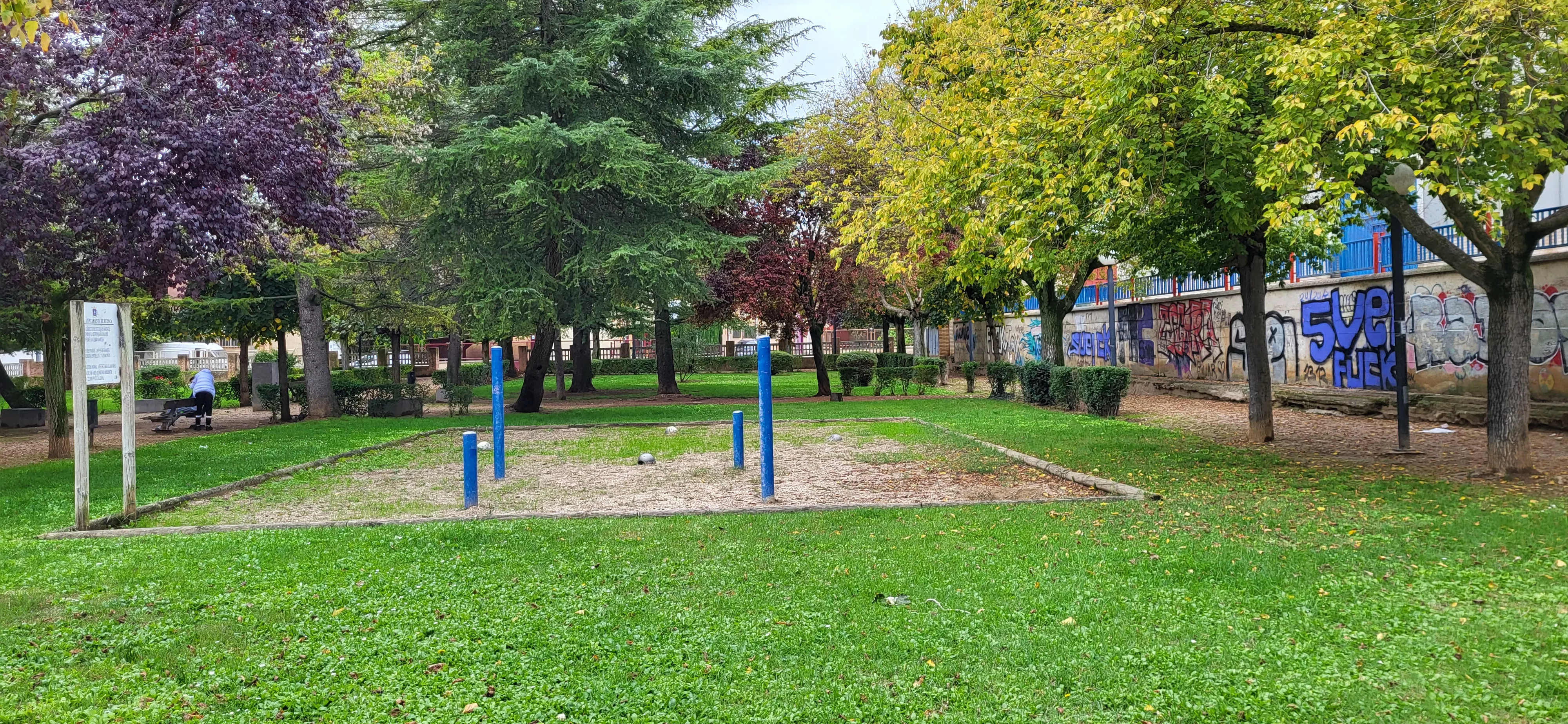 Encuentro de coros para relanzar el parque Joaquín Roig de Huesca. Foto Mercedes Manterola