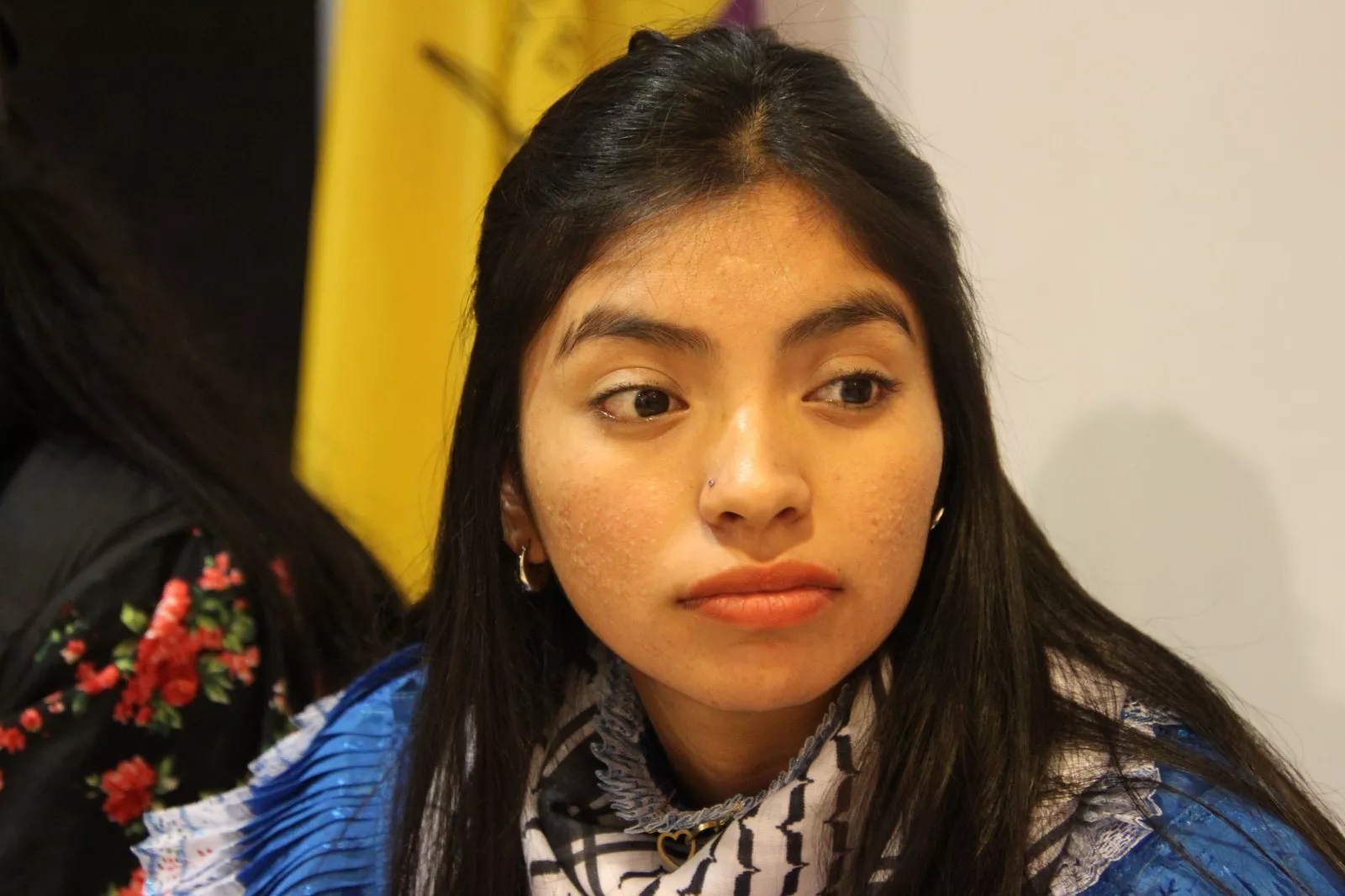 Visita a Huesca de la Fundación Fray Bartolomé de las Casas y el Congreso Nacional Indígena. Foto Carlos Neofato