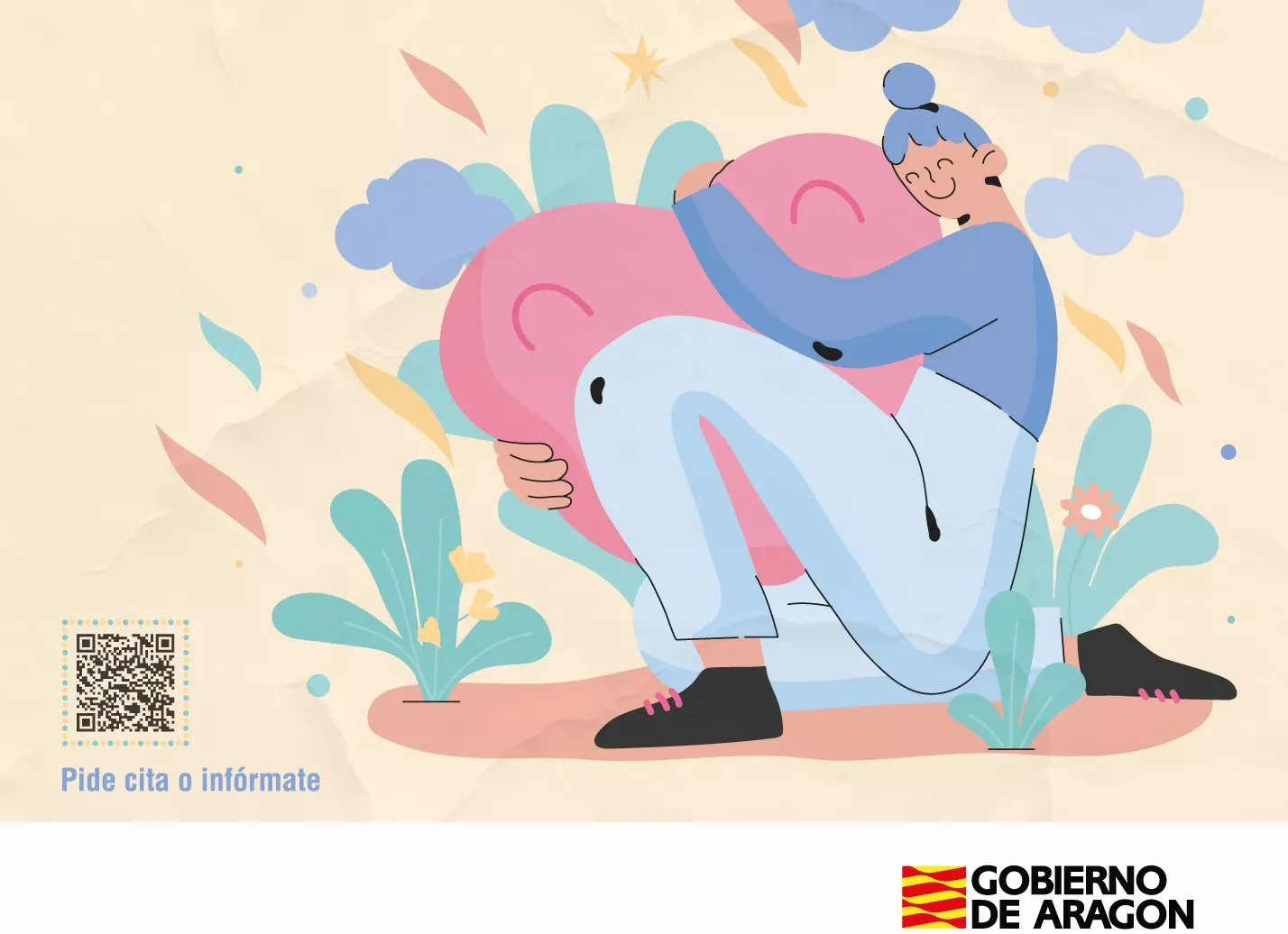 Cartel de la asesoría emocional en el Bajo Cinca