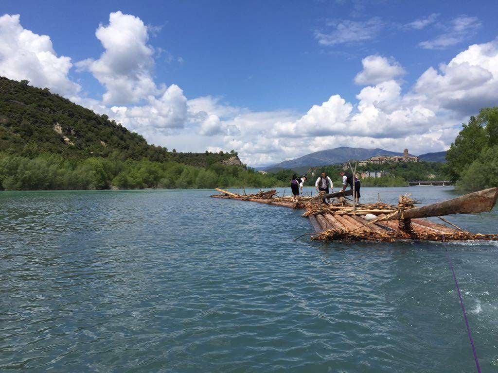 Descenso de la Asociación de Nabateros de Sobrarbe.