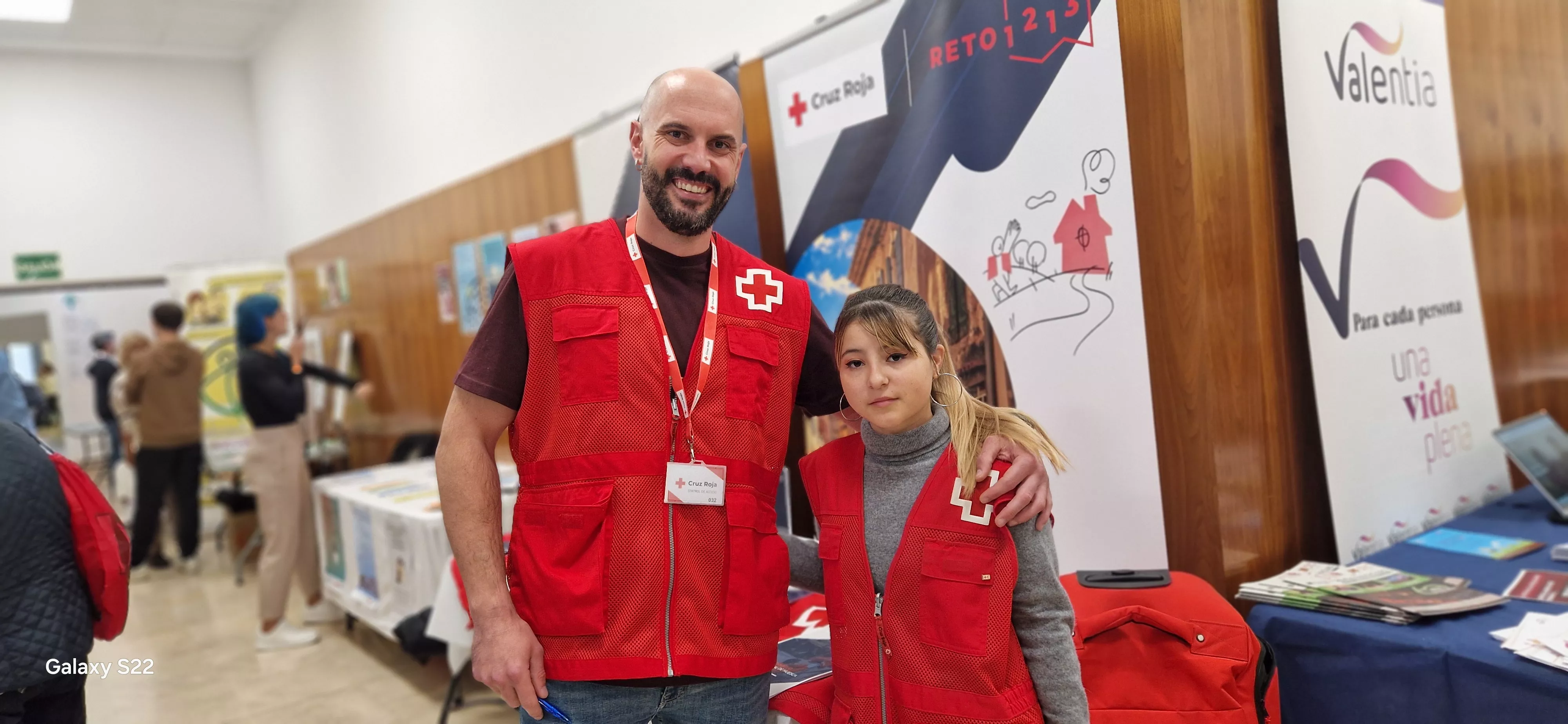 Fernando y Lis, de Cruz Roja. Foto Myriam Martínez