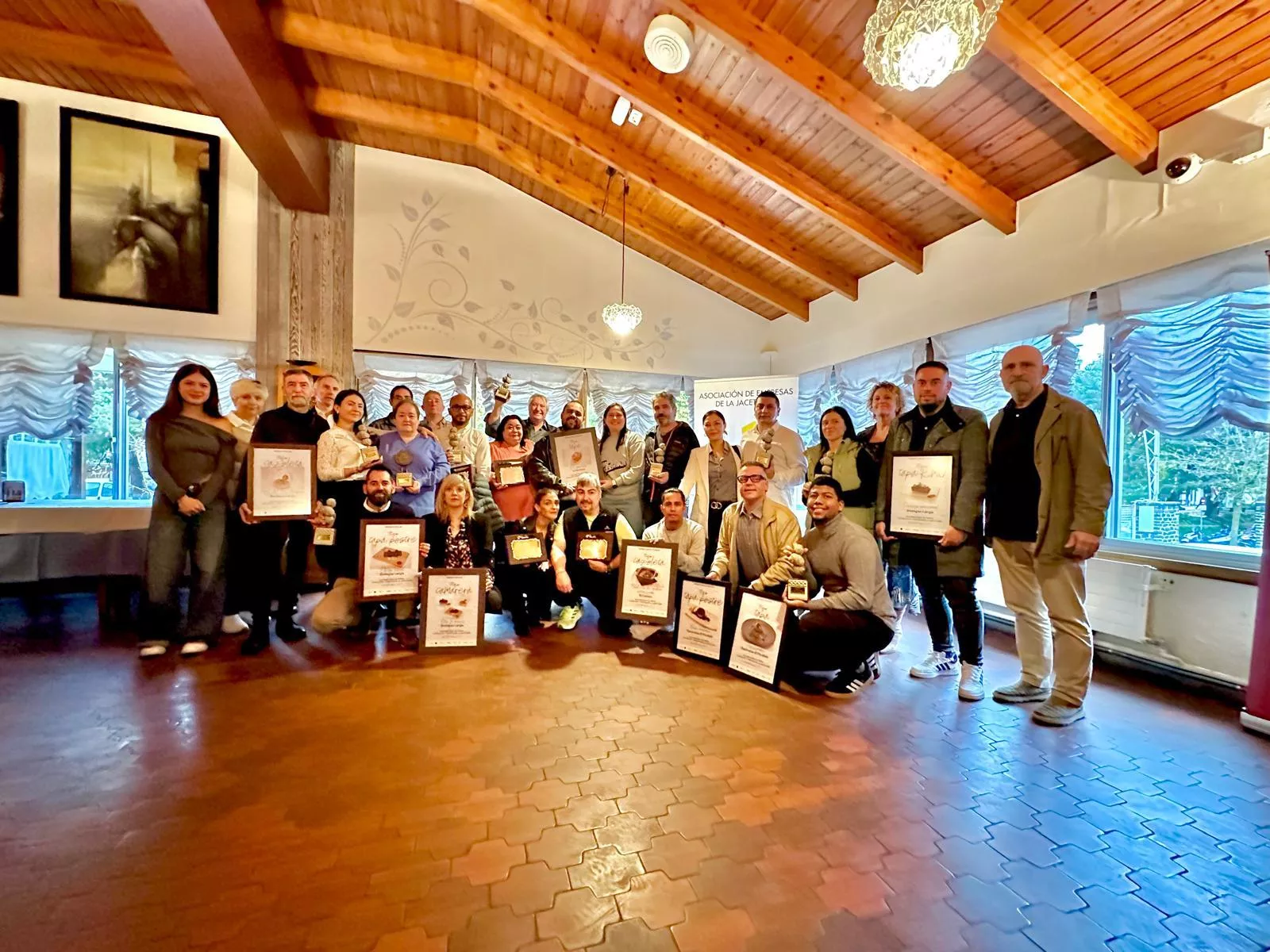 Premiados en el concurso.