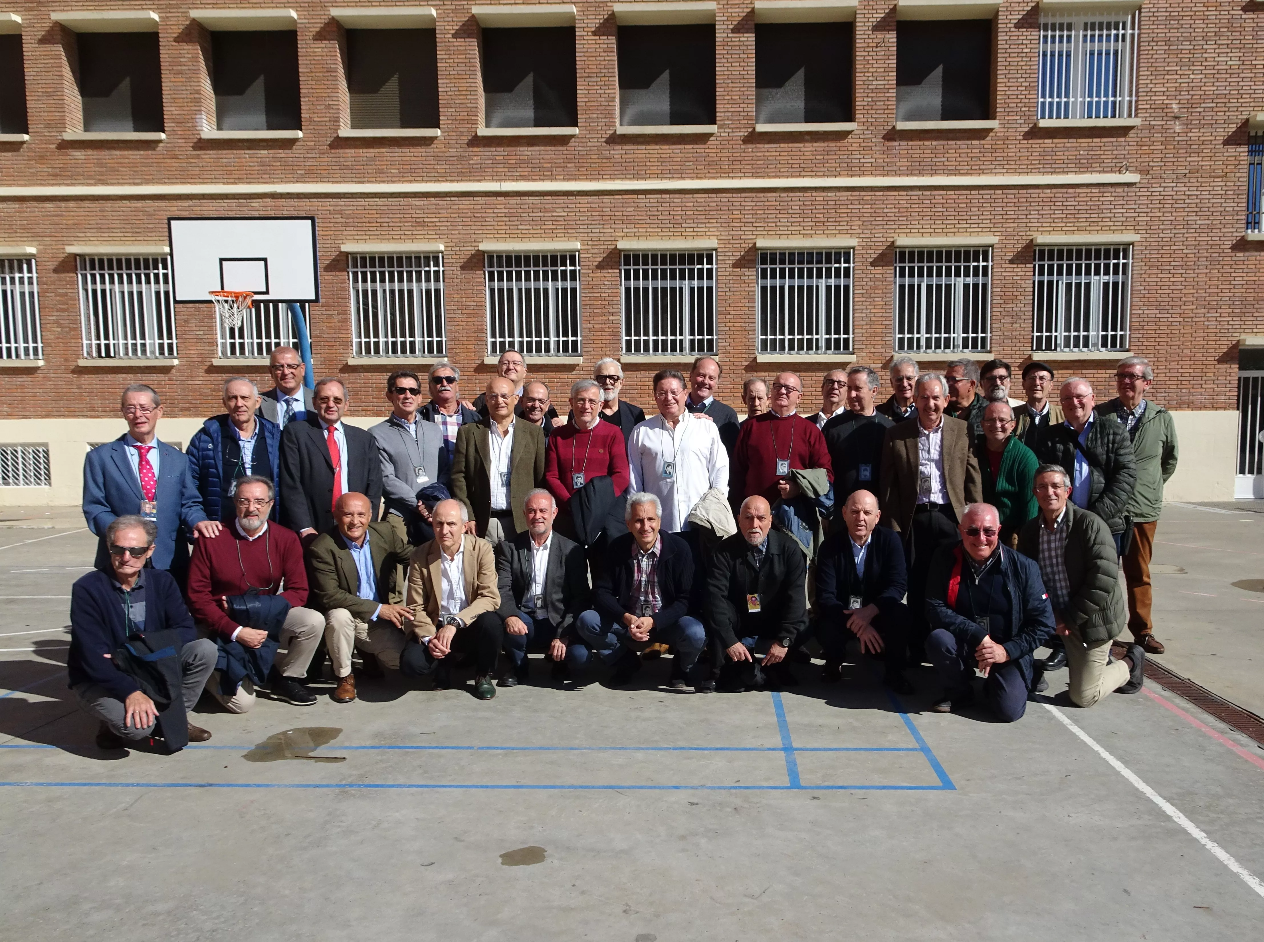 Exalumnos de San Viator que celebraron el cincuenta aniversario desde la finalización del Bachillerato