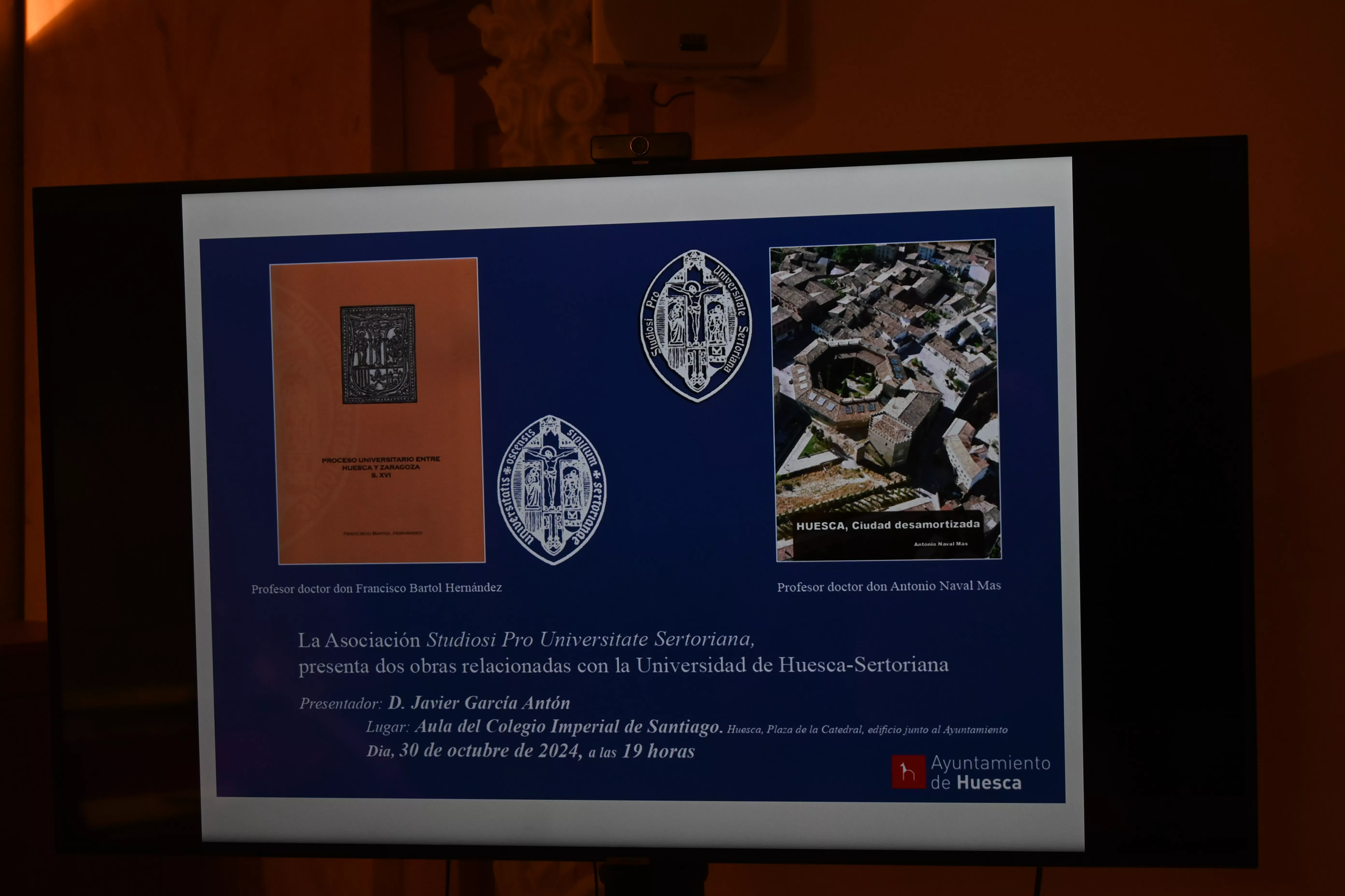 Presentación de los libros de Antonio Naval Mas y Francisco Bartol. Foto Carlos Jalle