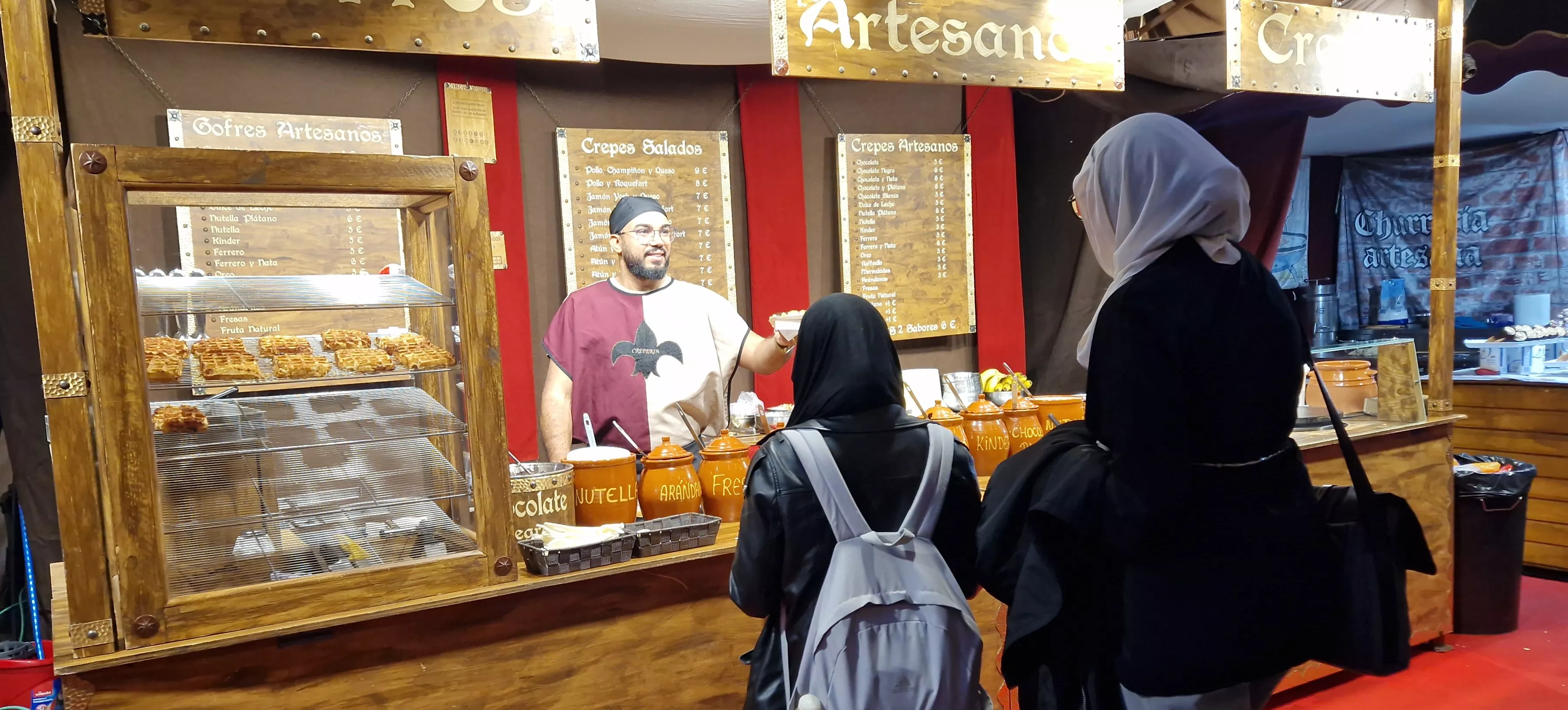 Apertura del Mercado Renacentista de Huesca. Foto Myriam Martínez 