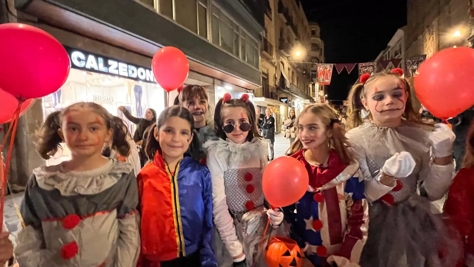 Celebración de la fiesta de Halloween en Huesca. Foto Mercedes Manterola