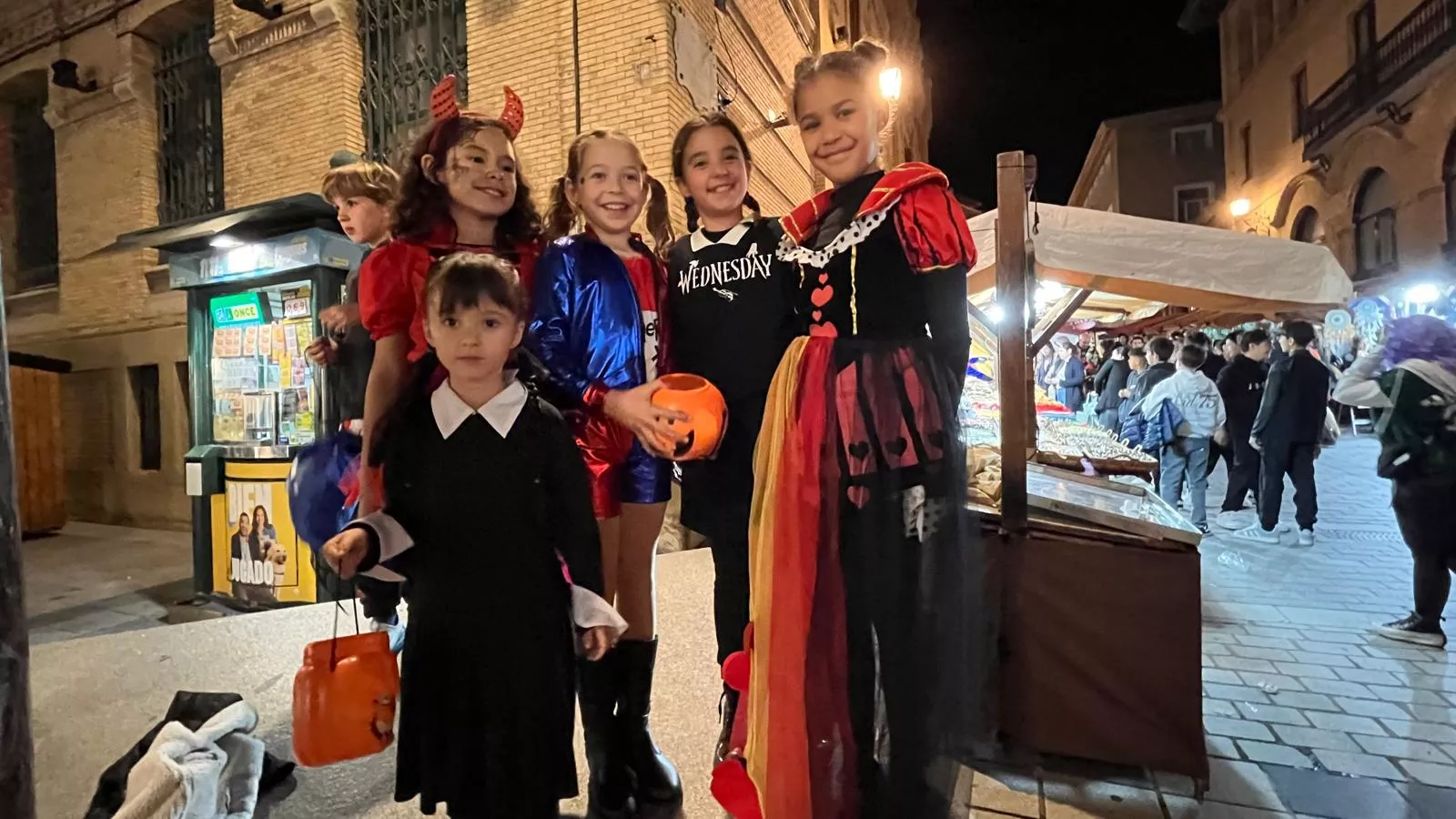 Celebración de la fiesta de Halloween en Huesca. Foto Mercedes Manterola