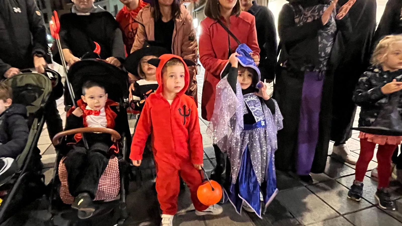 Celebración de la fiesta de Halloween en Huesca. Foto Mercedes Manterola