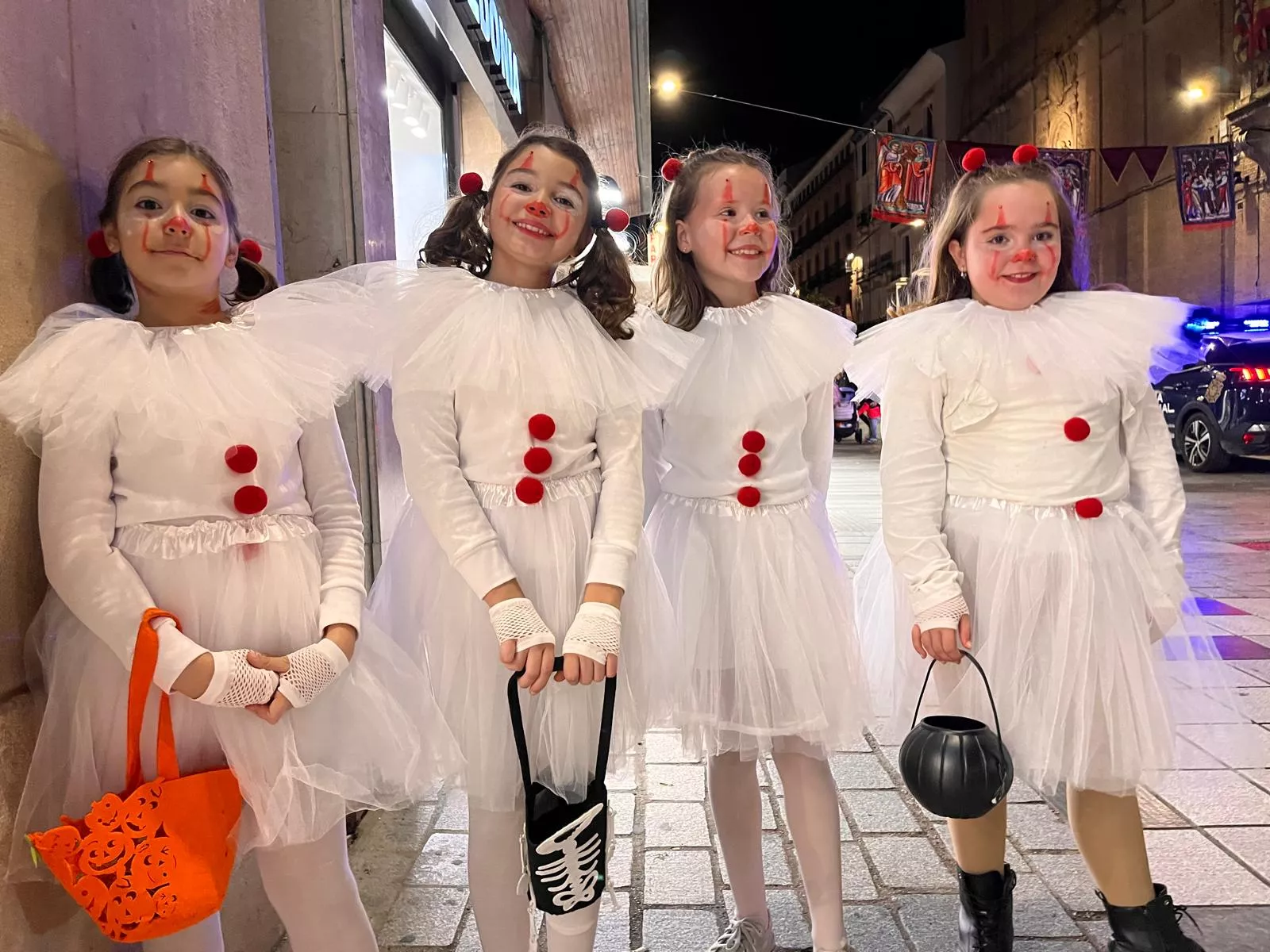 Celebración de la fiesta de Halloween en Huesca. Foto Mercedes Manterola