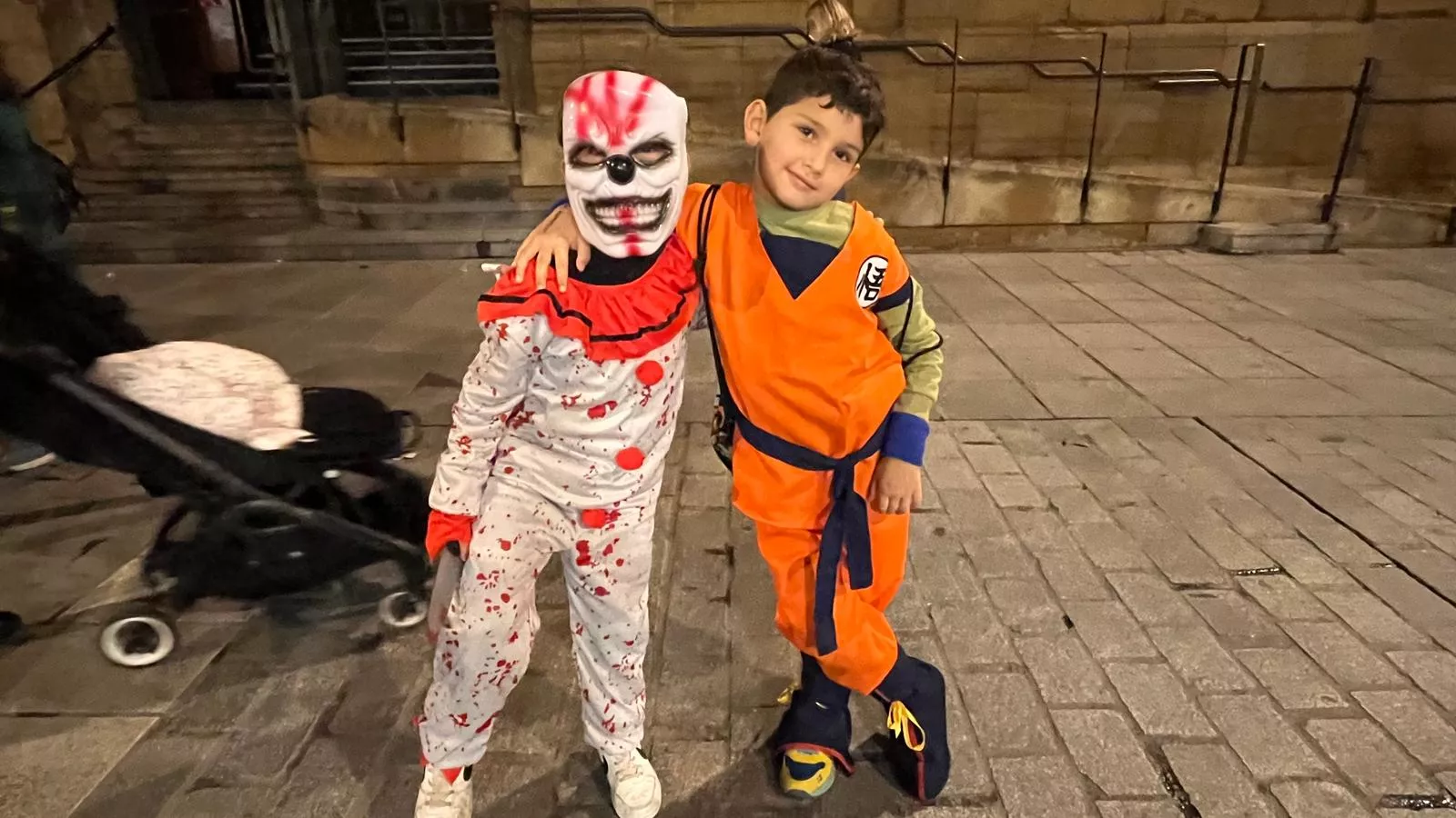 Celebración de la fiesta de Halloween en Huesca. Foto Mercedes Manterola