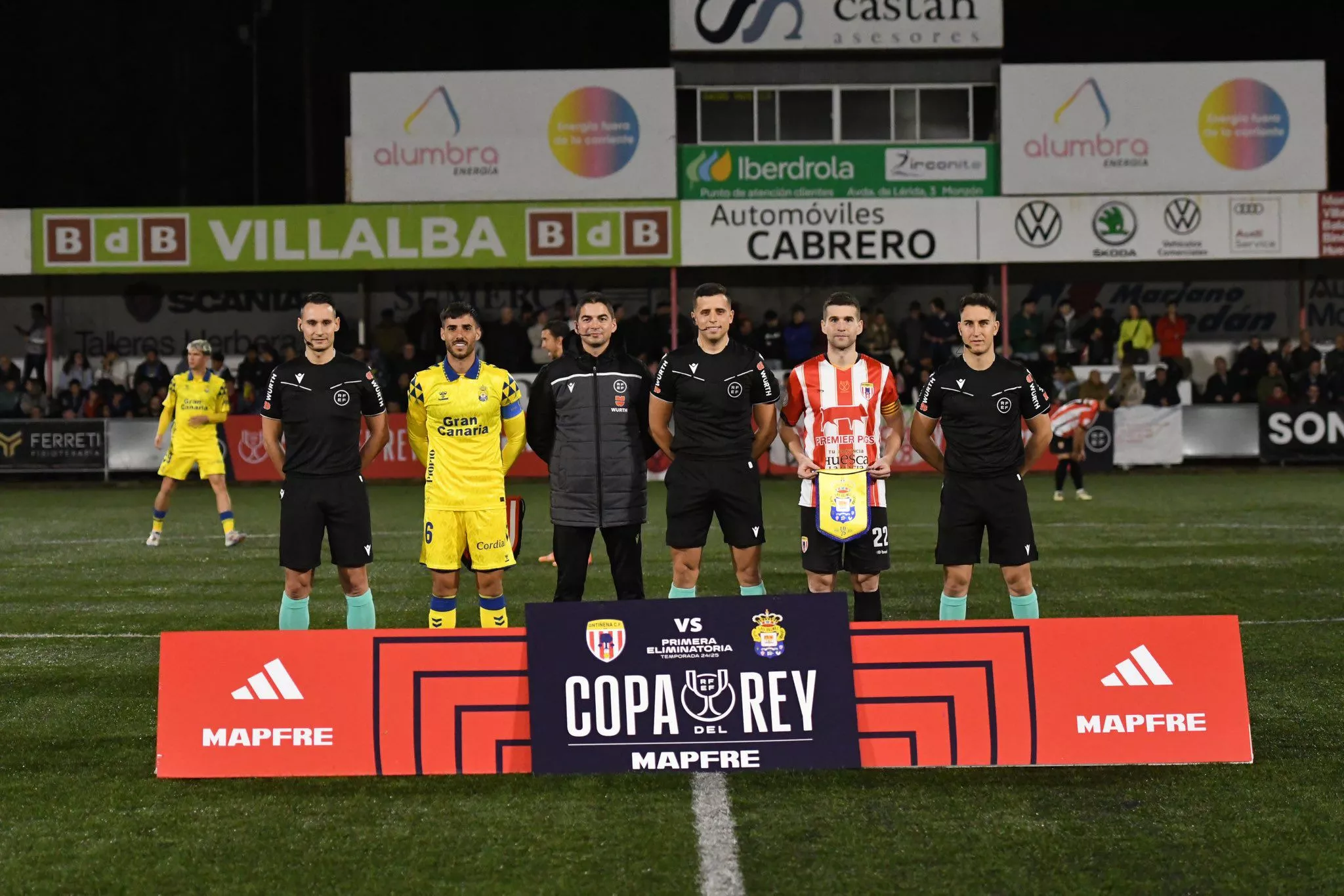 Ontiñena-Las Palmas en el Isidro Calderón de Monzón. Foto EL MARCADOR ARAGONÉS