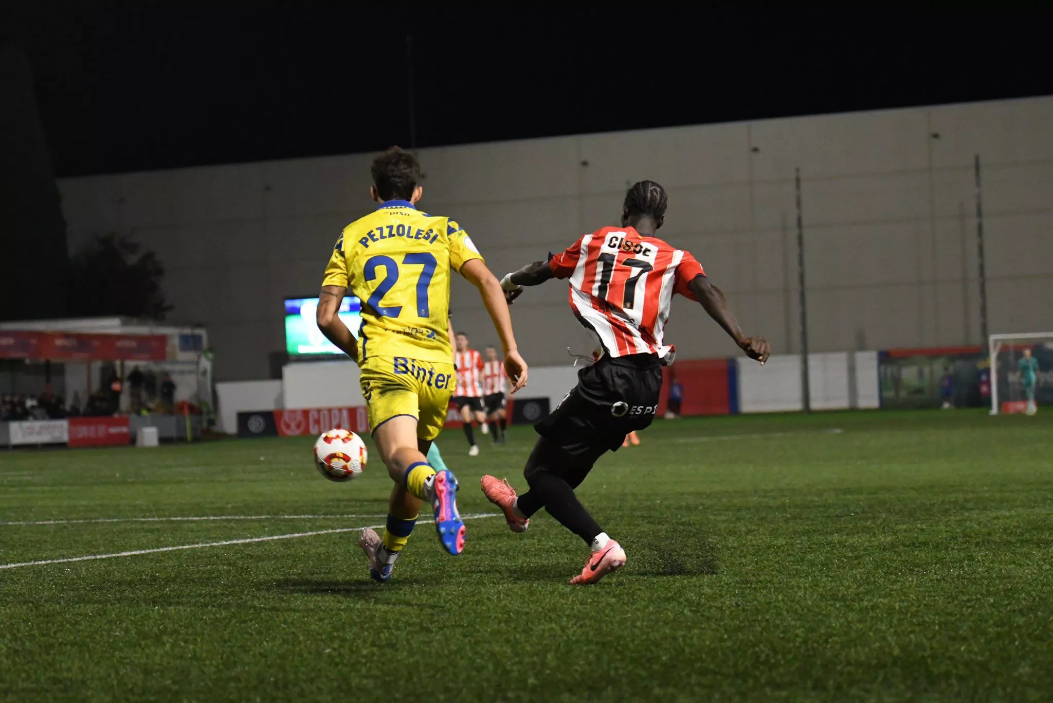 Ontiñena-Las Palmas en el Isidro Calderón de Monzón. Foto EL MARCADOR ARAGONÉS