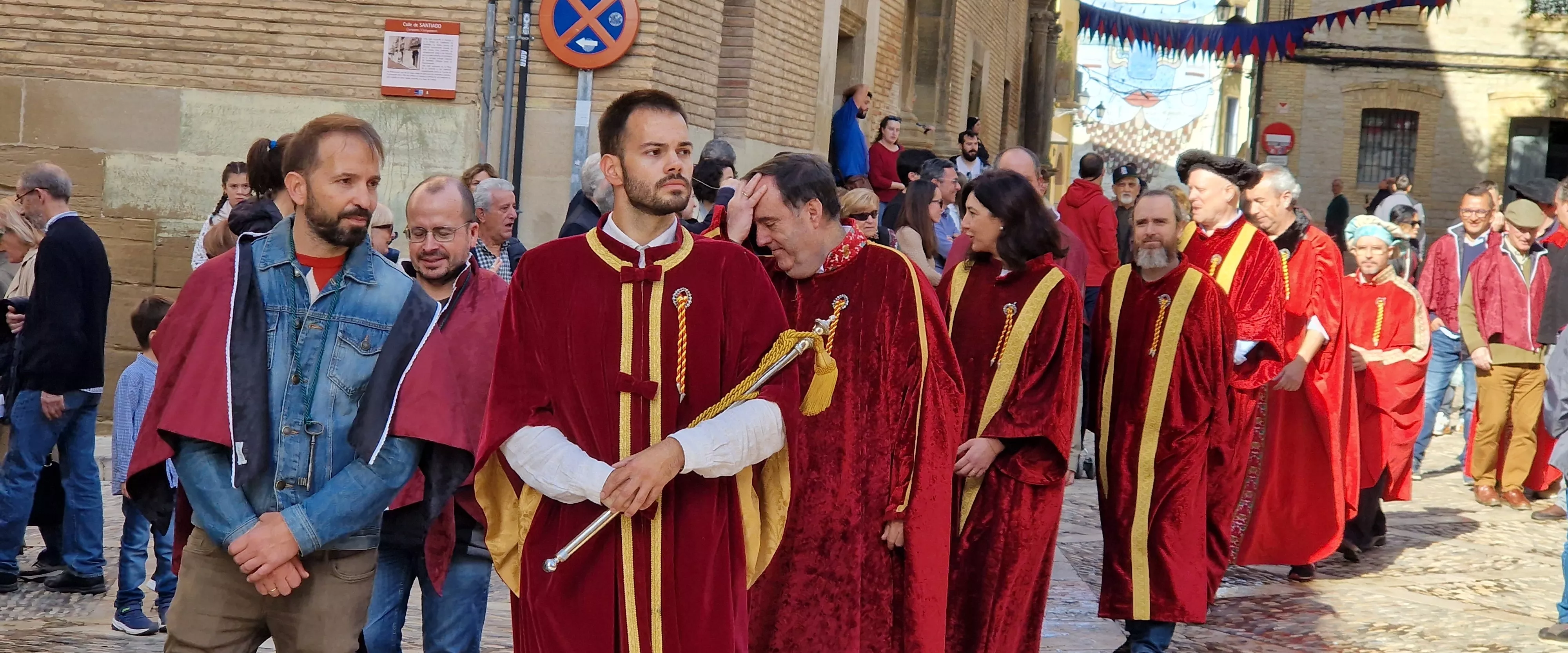  Ceremonia de insaculación o extracción de oficios de Huesca 2024. Foto Myriam Martínez 