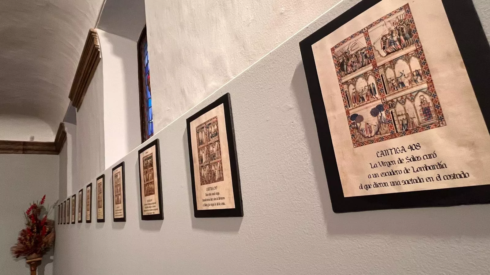 Exposición sobre la insaculación en el Colegio Santiago de Huesca. Foto Mercedes Manterola