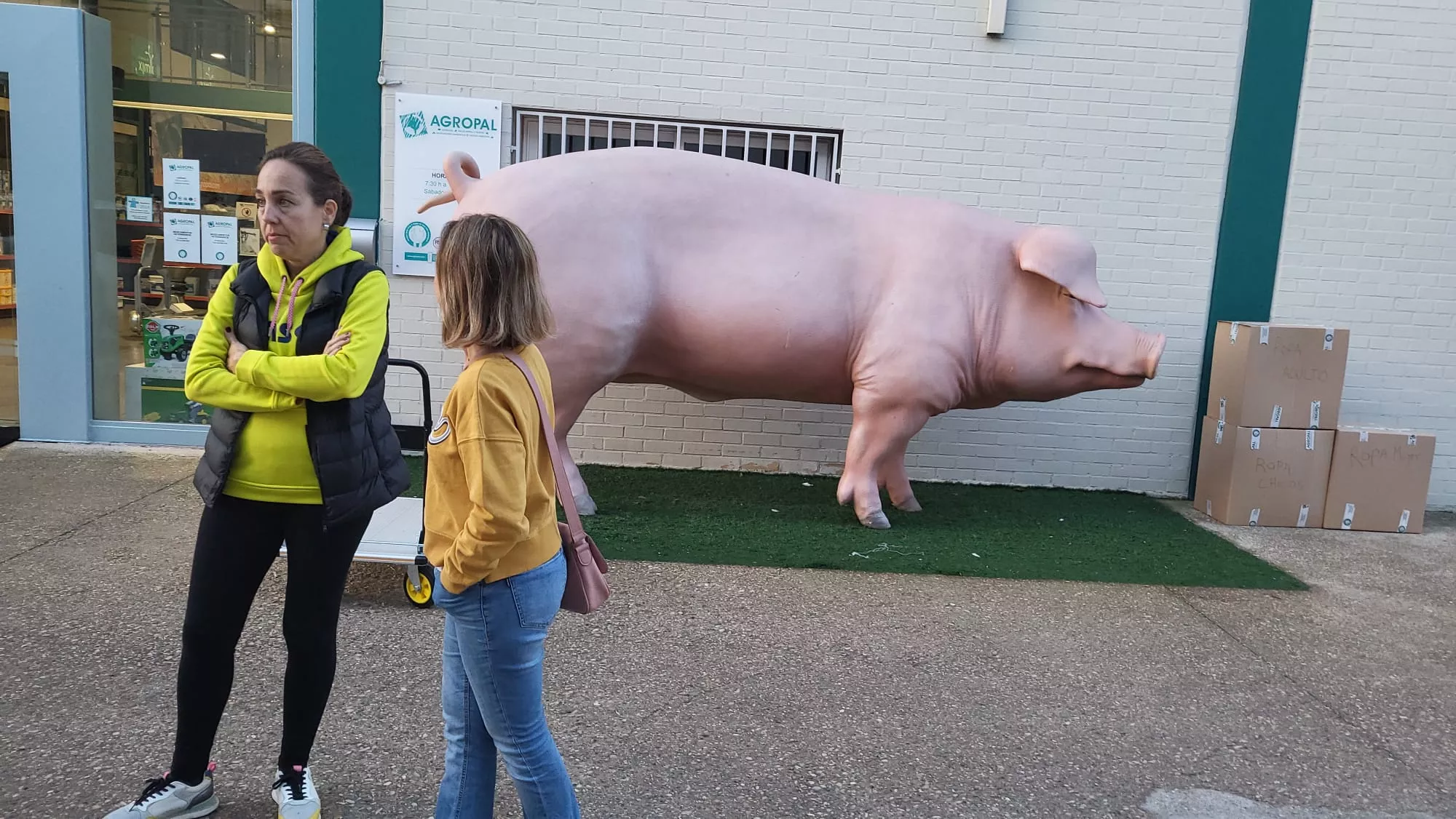 Recogida de productos para Valencia en Agropal de Huesca
