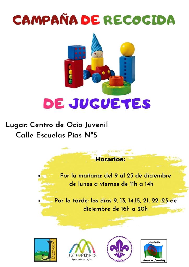 Campaña de recogida de juguetes.