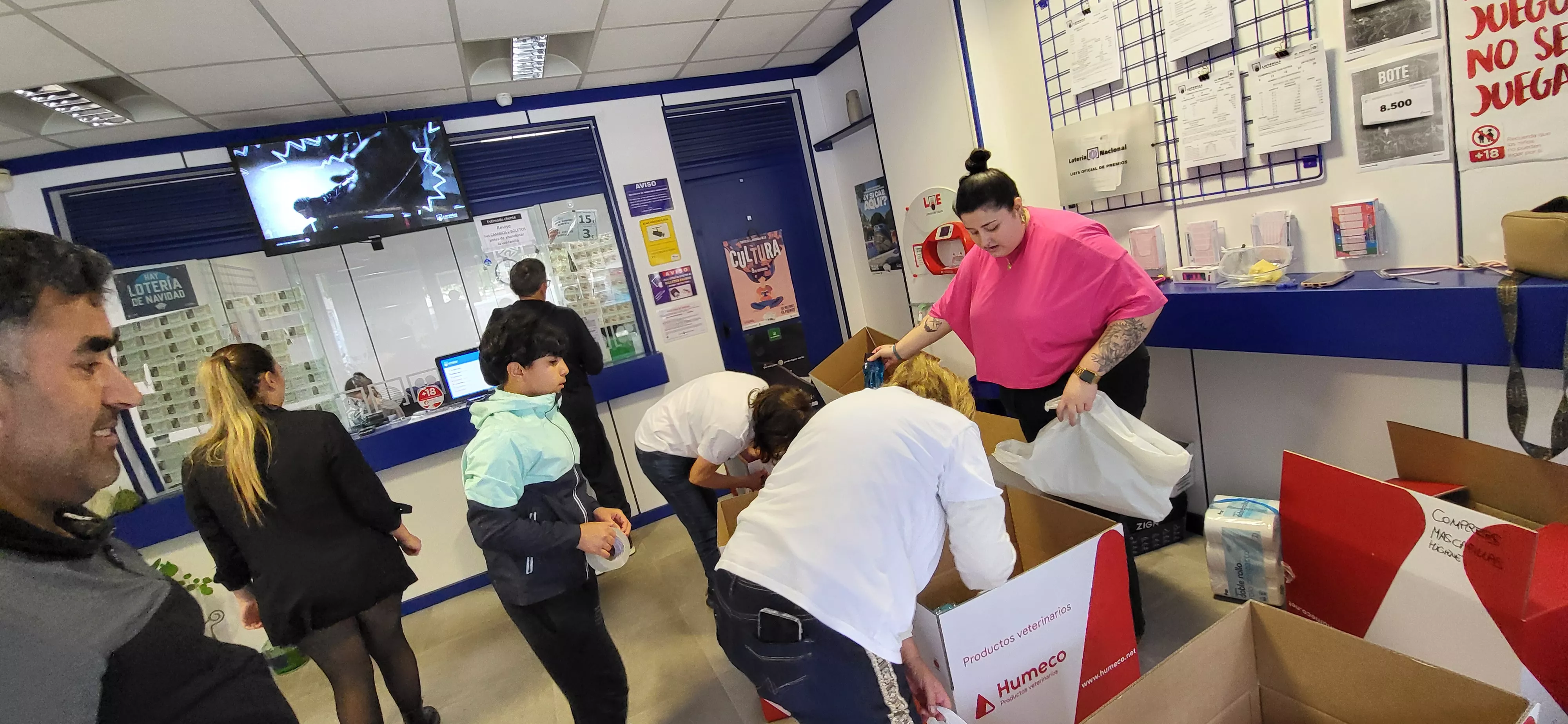 Recogida organizada por Asafa para los damnificados por la dana en Valencia. Mercedes Manterola