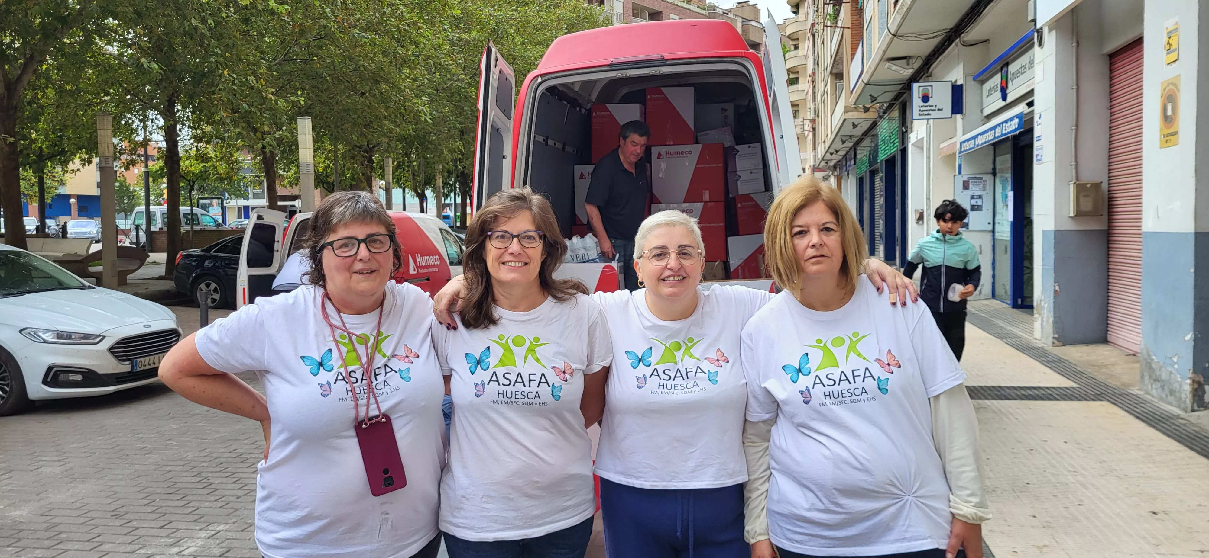 Recogida organizada por Asafa para los damnificados por la dana en Valencia. Mercedes Manterola