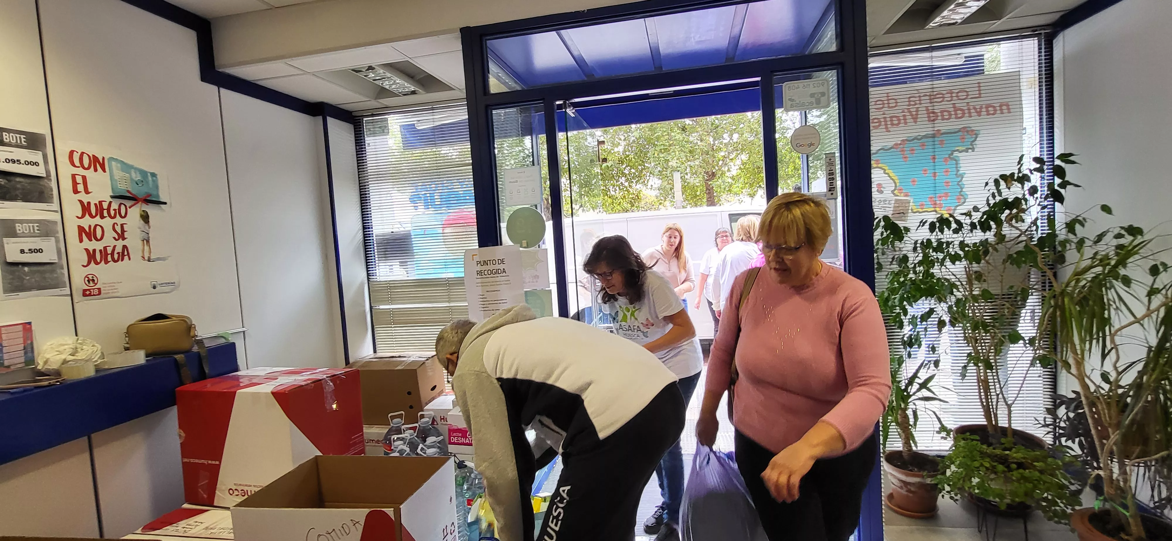Recogida organizada por Asafa para los damnificados por la dana en Valencia. Mercedes Manterola
